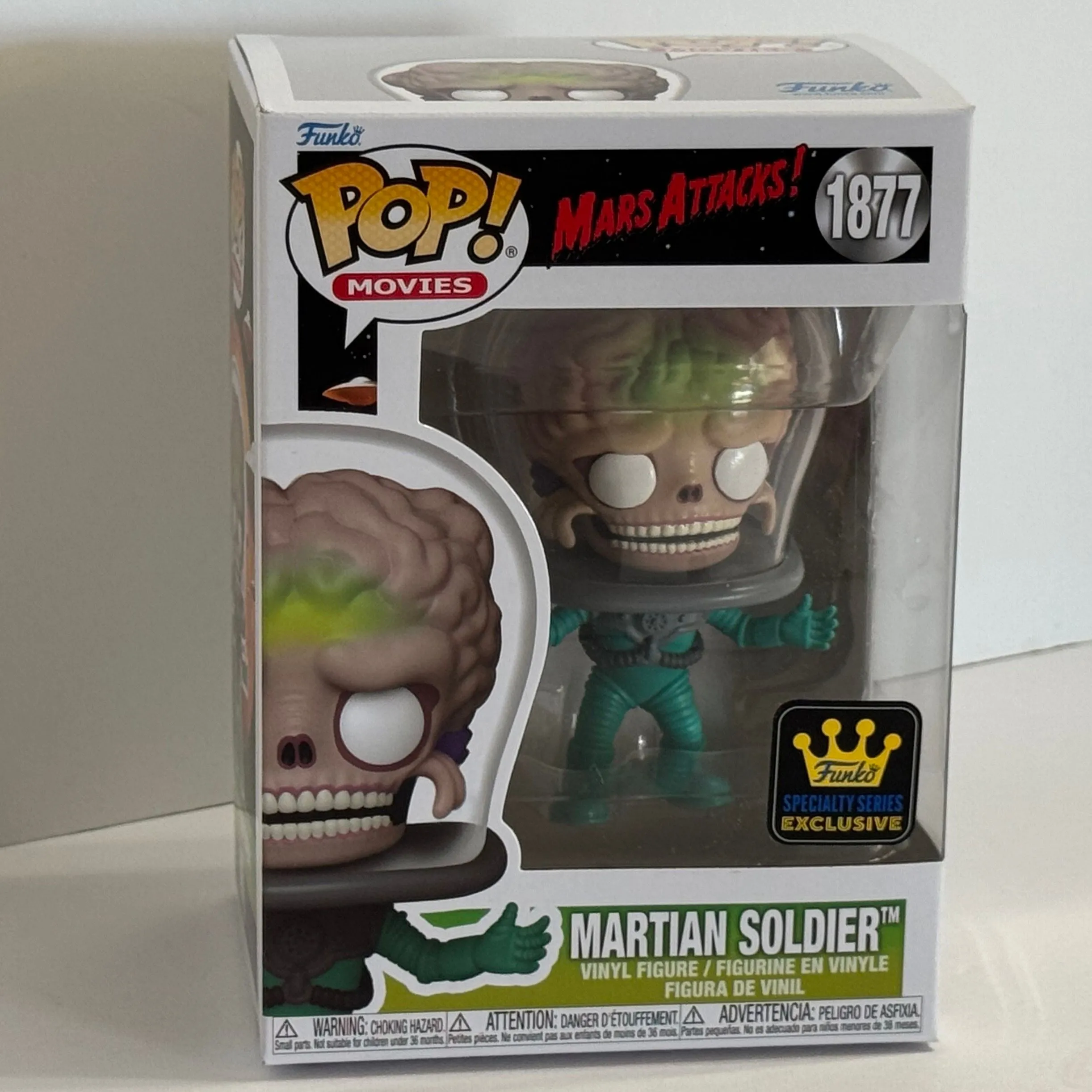 Product image for 1877 Martian Soldier Funko Pop Specialty Series Movies Mars Attacks MIB