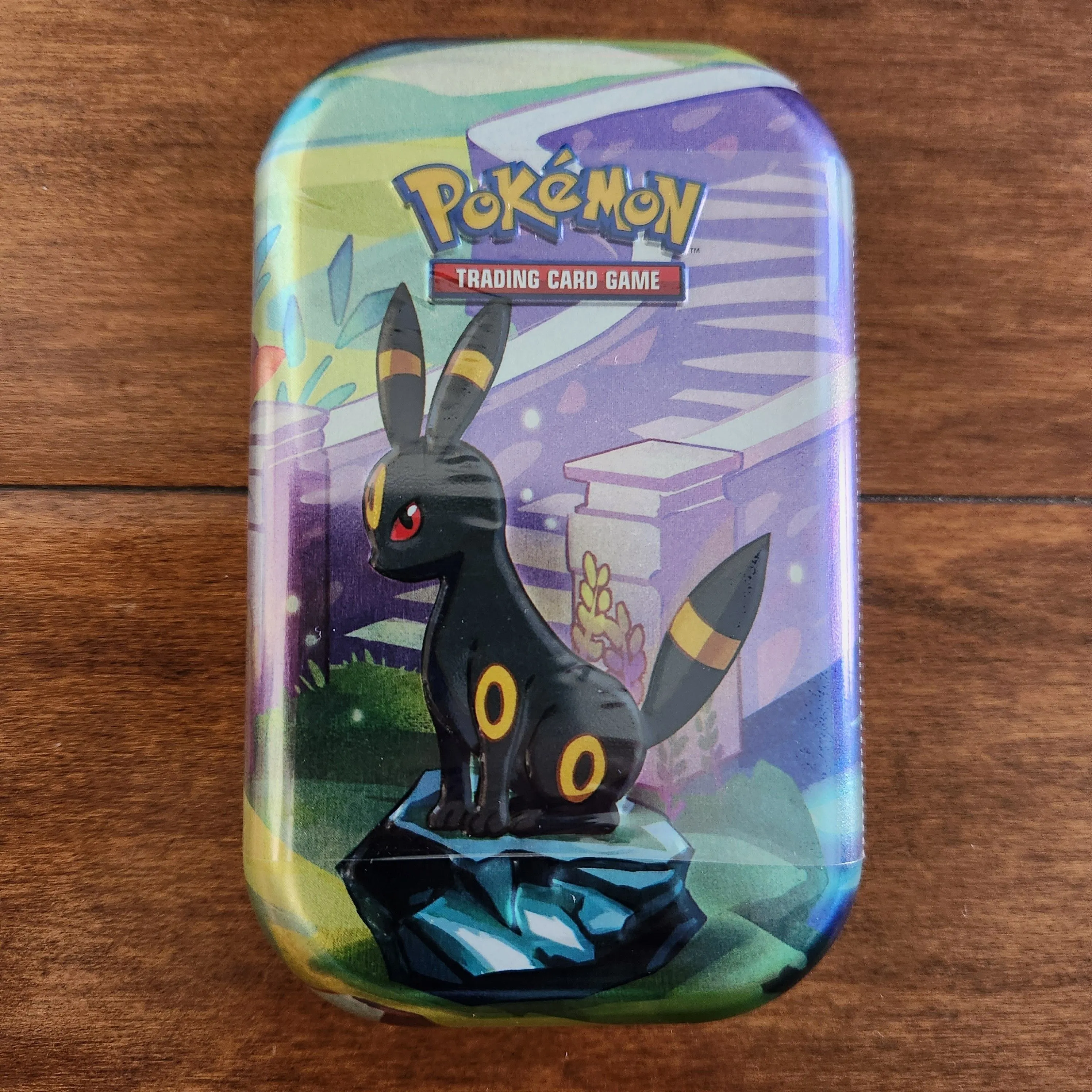 Product image for Pokemon Prismatic Evolutions Mini Tin [Umbreon]