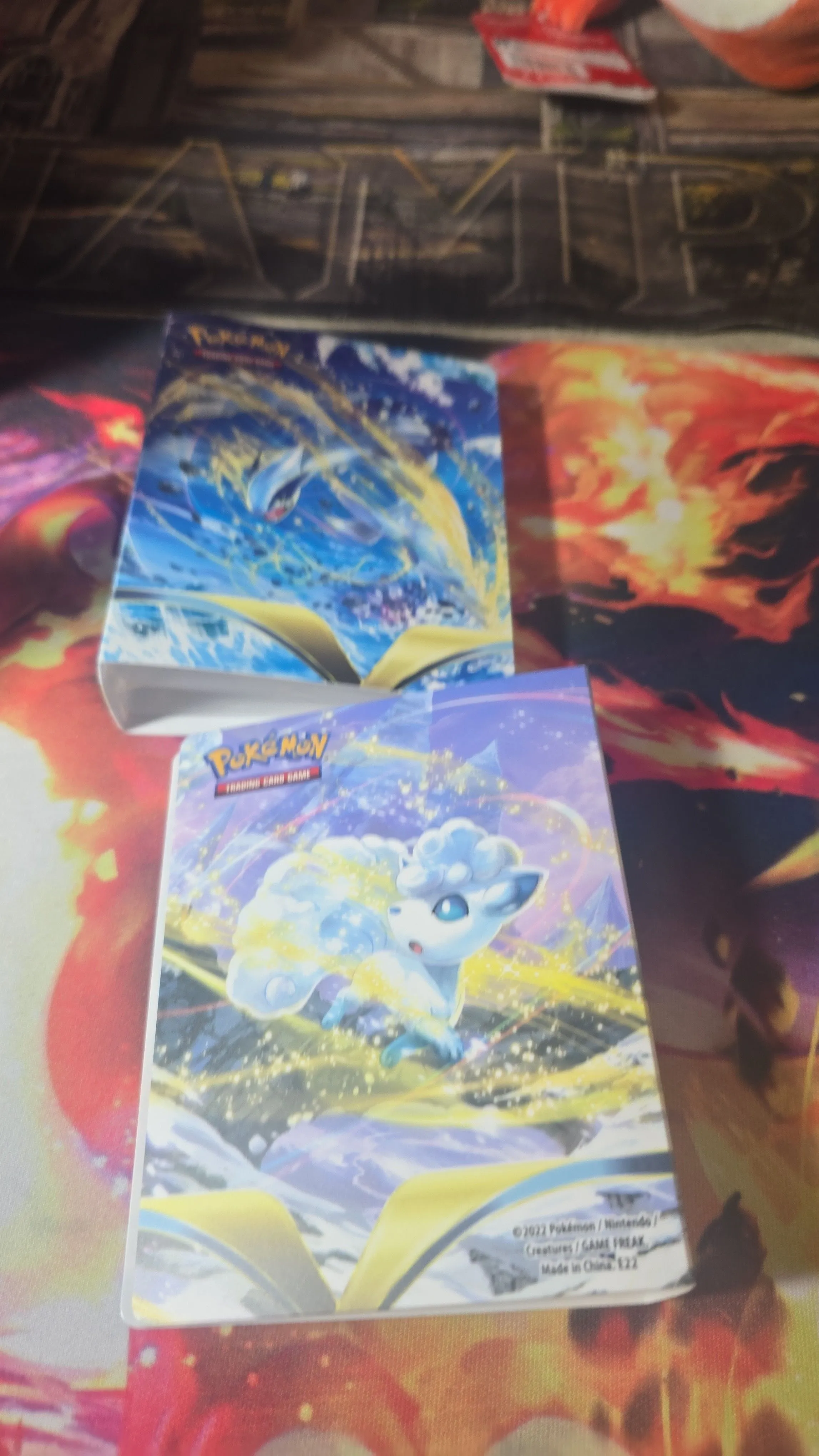 Lugia Vulpix Double Sided Mini Binder 30 Page  Whatnot: Shop, Sell, Connect