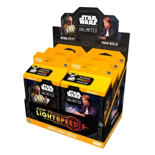 Product image for SEALED - Star Wars: Unlimited Jump To Lightspeed Boba Fett Spotlight Deck 