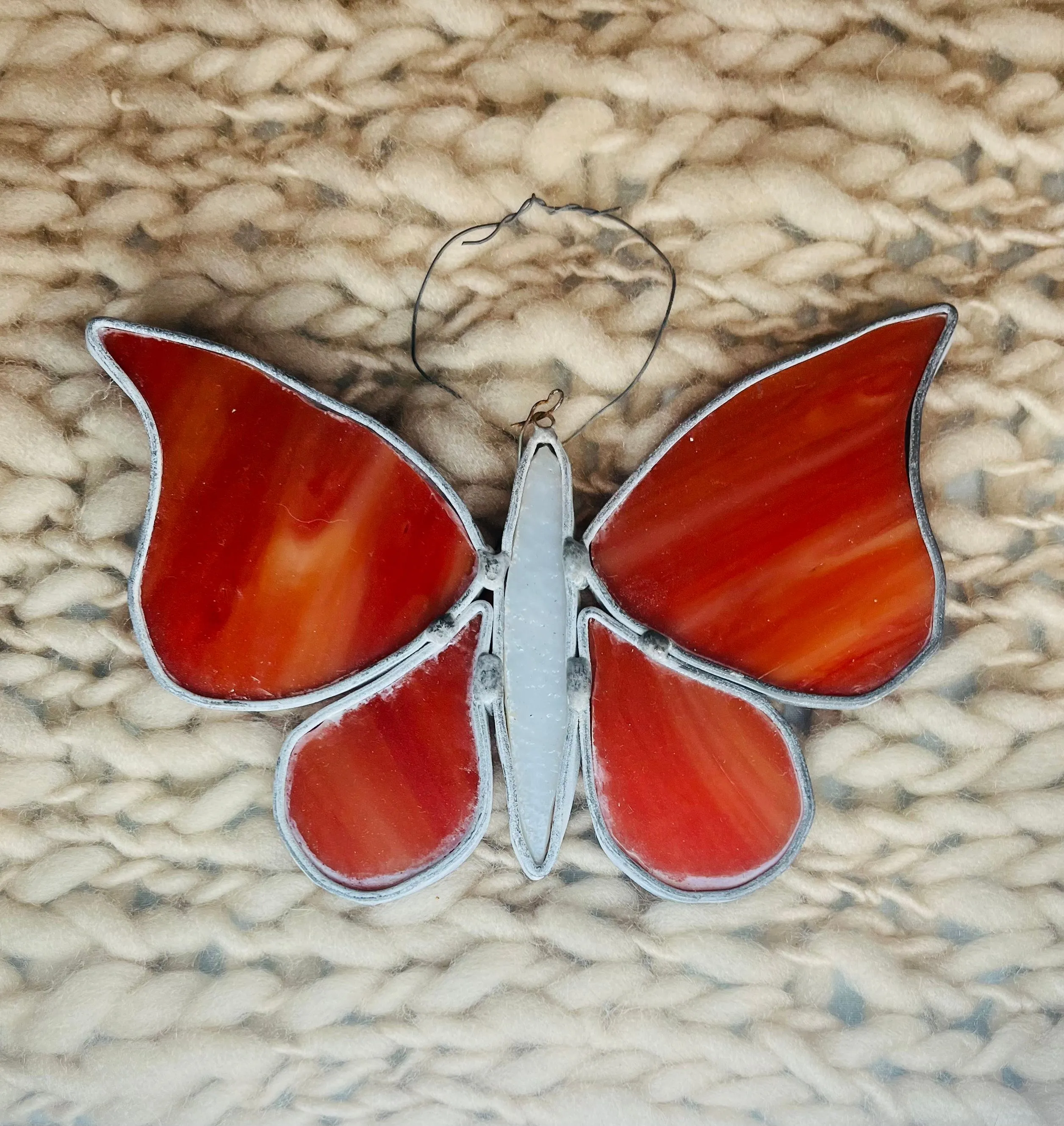 Product image for Orange Butterfly Suncatcher
