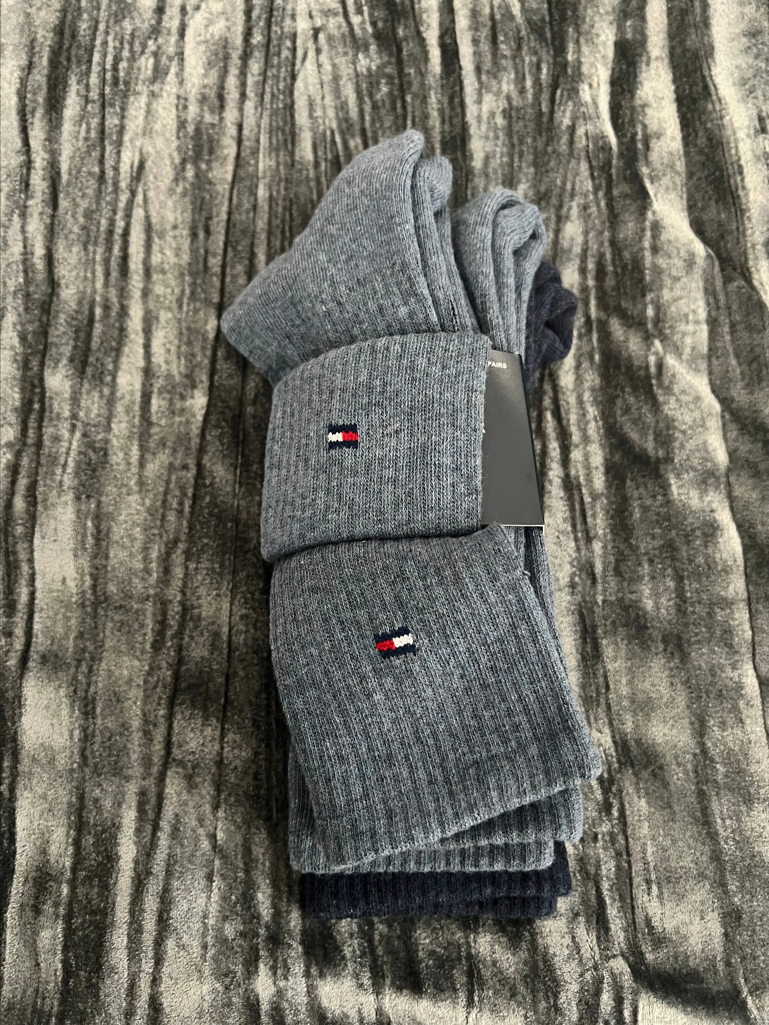 Product image for Tommy Hilfiger Blue Socks Size 7-13