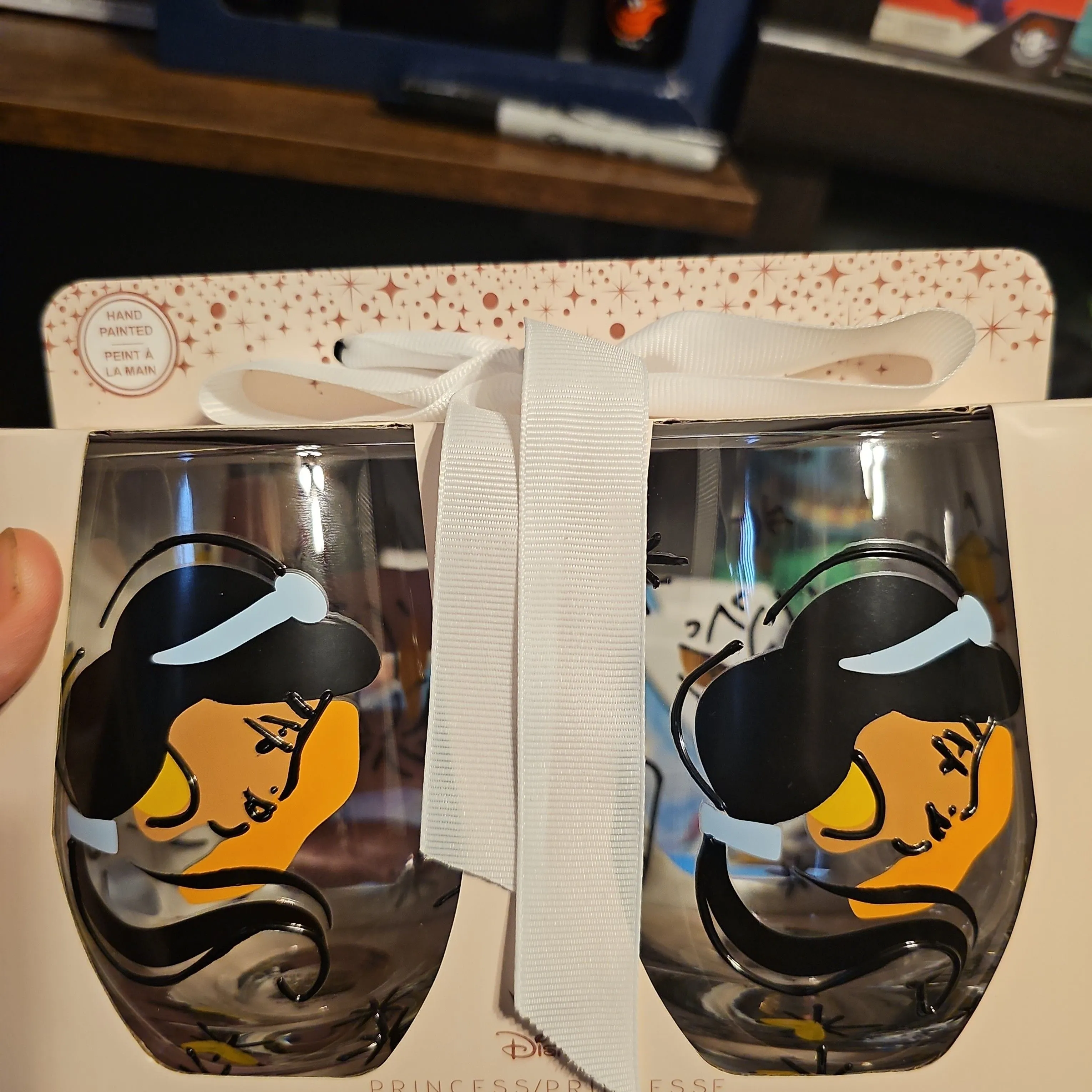 Product image for jasmine wine glasses