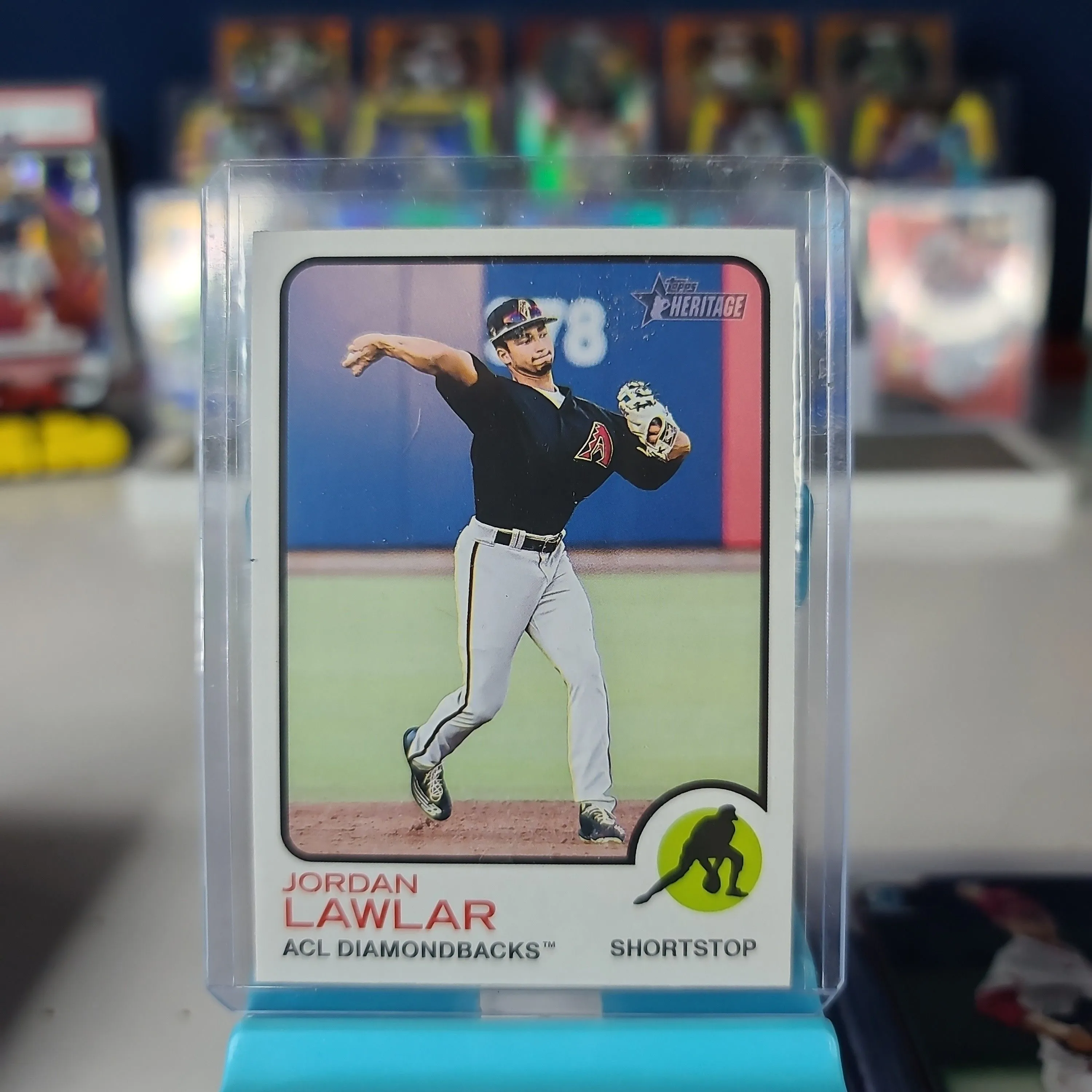 Product image for 2022 Topps Heritage Minor League Jordan Lawler SP! #204