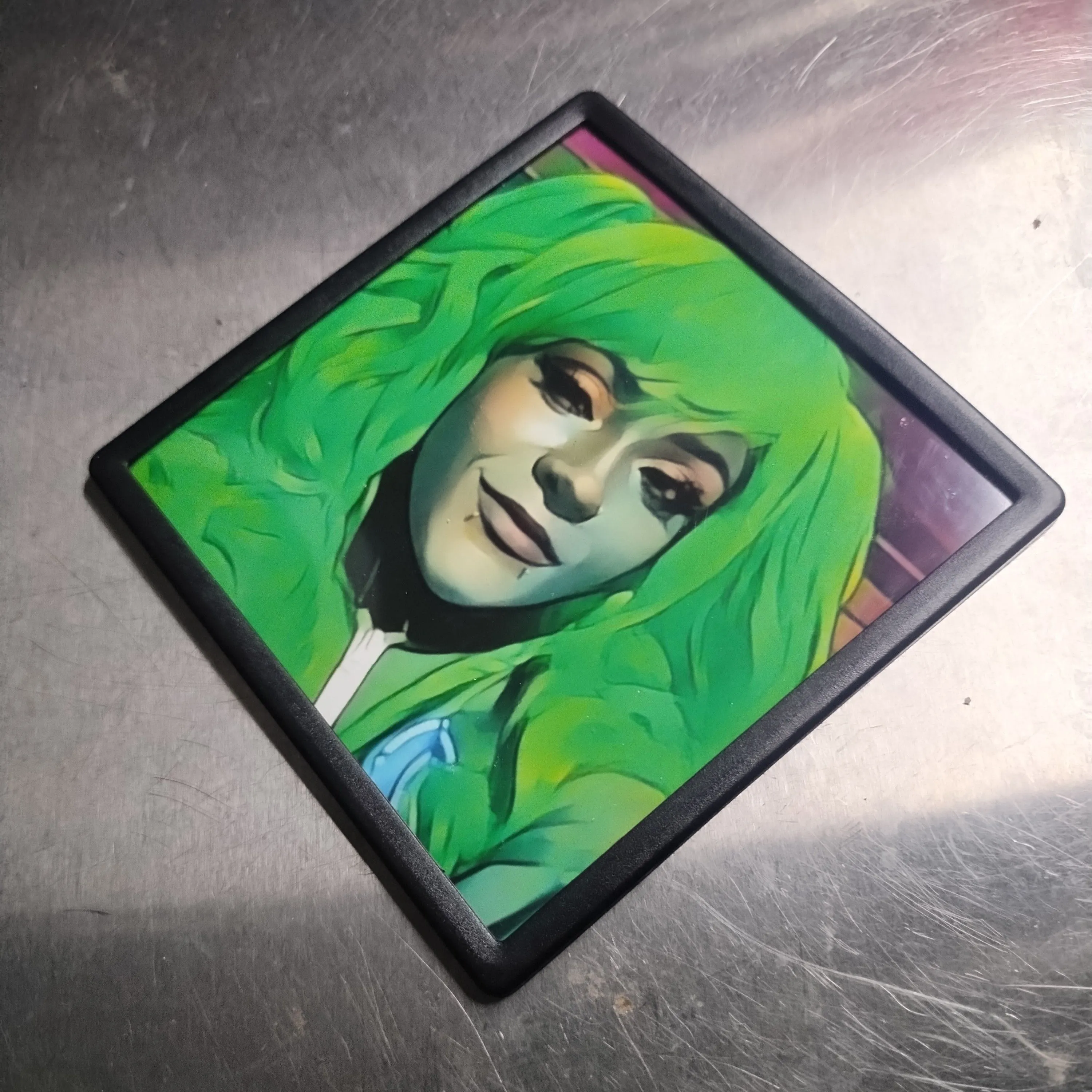 Product image for 👽 4x4 Magnet Framed Selfie Of Martini The Martian! & Mystery Goodie Bag!💚