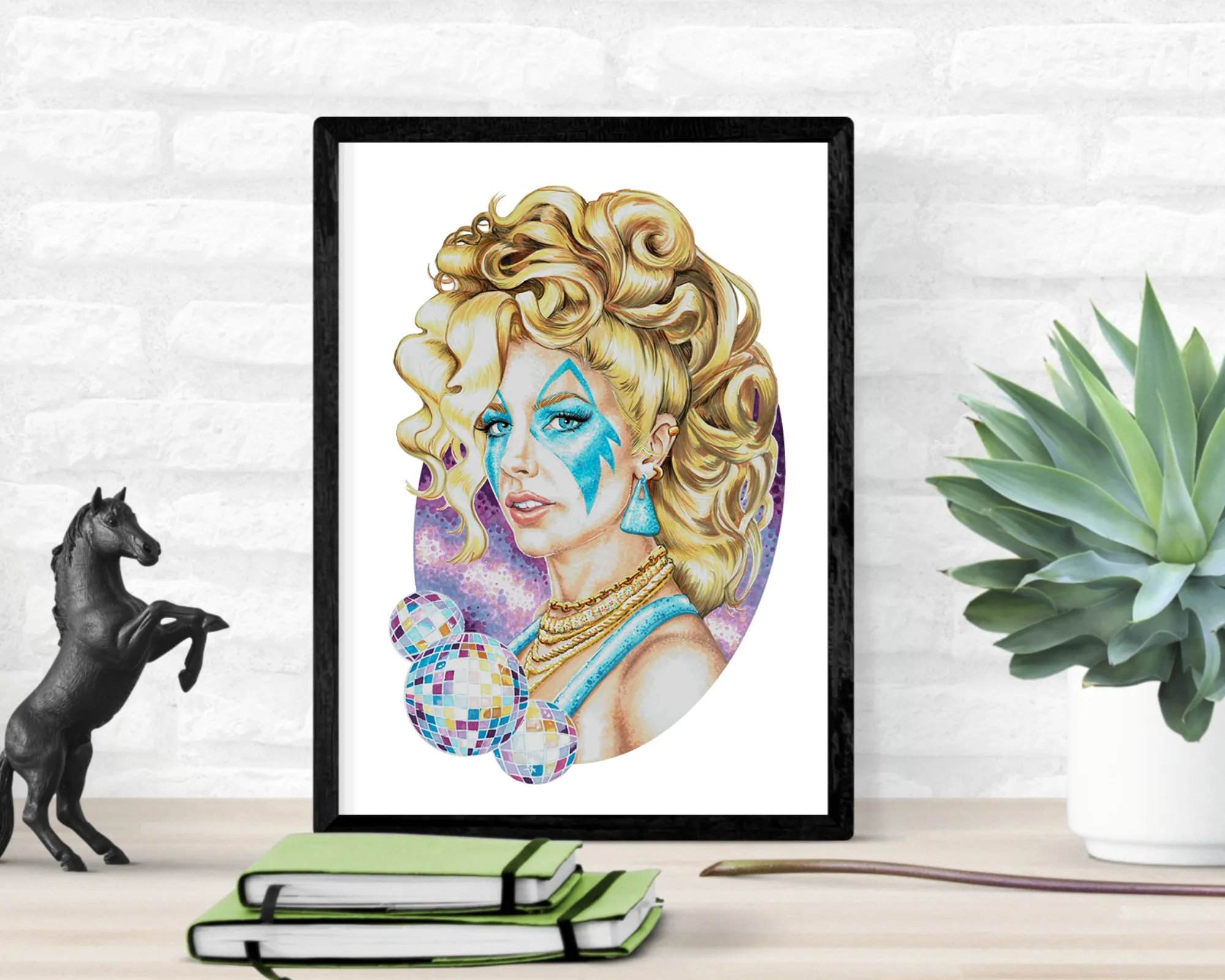 Product image for Dazzler | In My Marvel Era | Hand Embellished Art Print