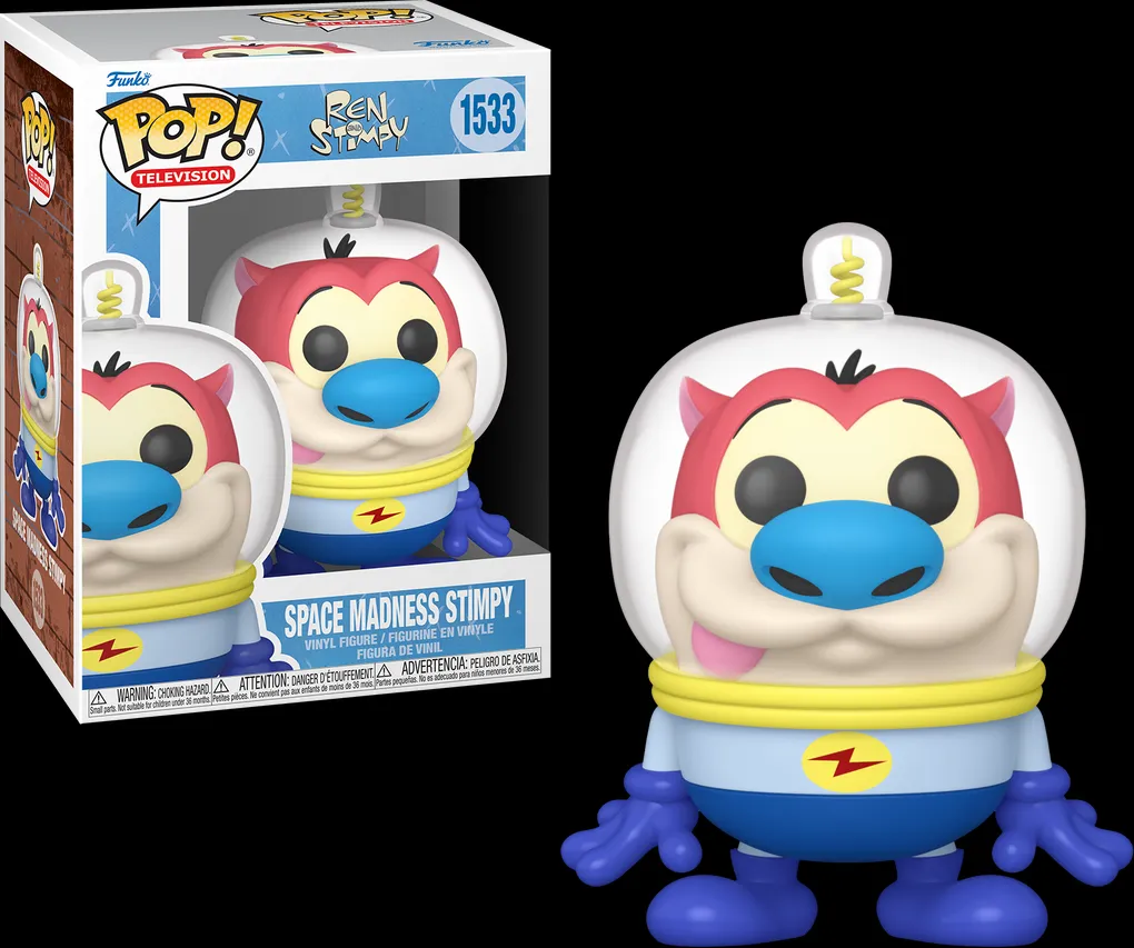Product image for Space Madness Stimpy (1533) **Box Ding Front Left Top** | TV Ren and Stimpy