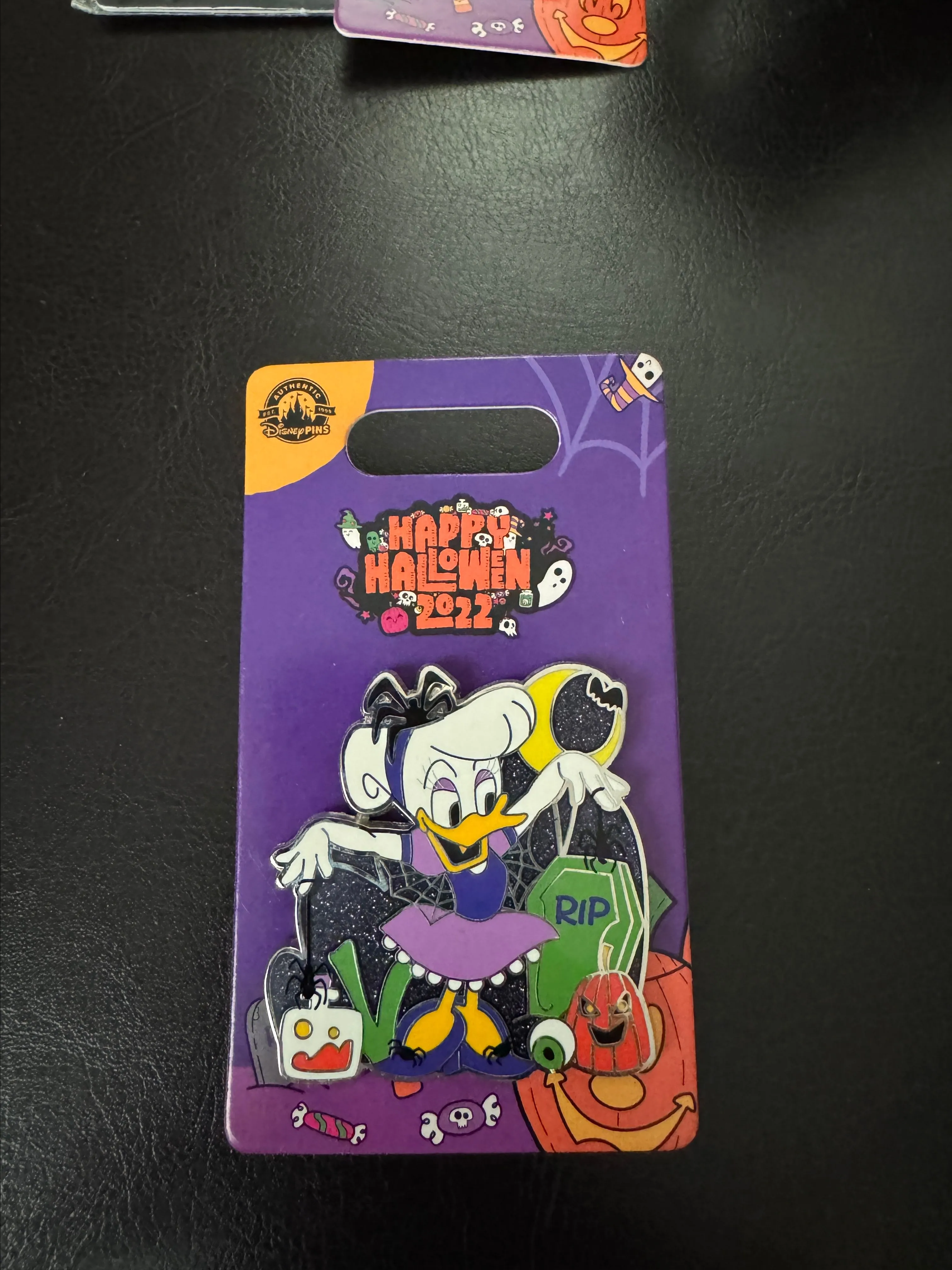 Product image for Disney Happy Halloween 2022 Daisy Duck Pin