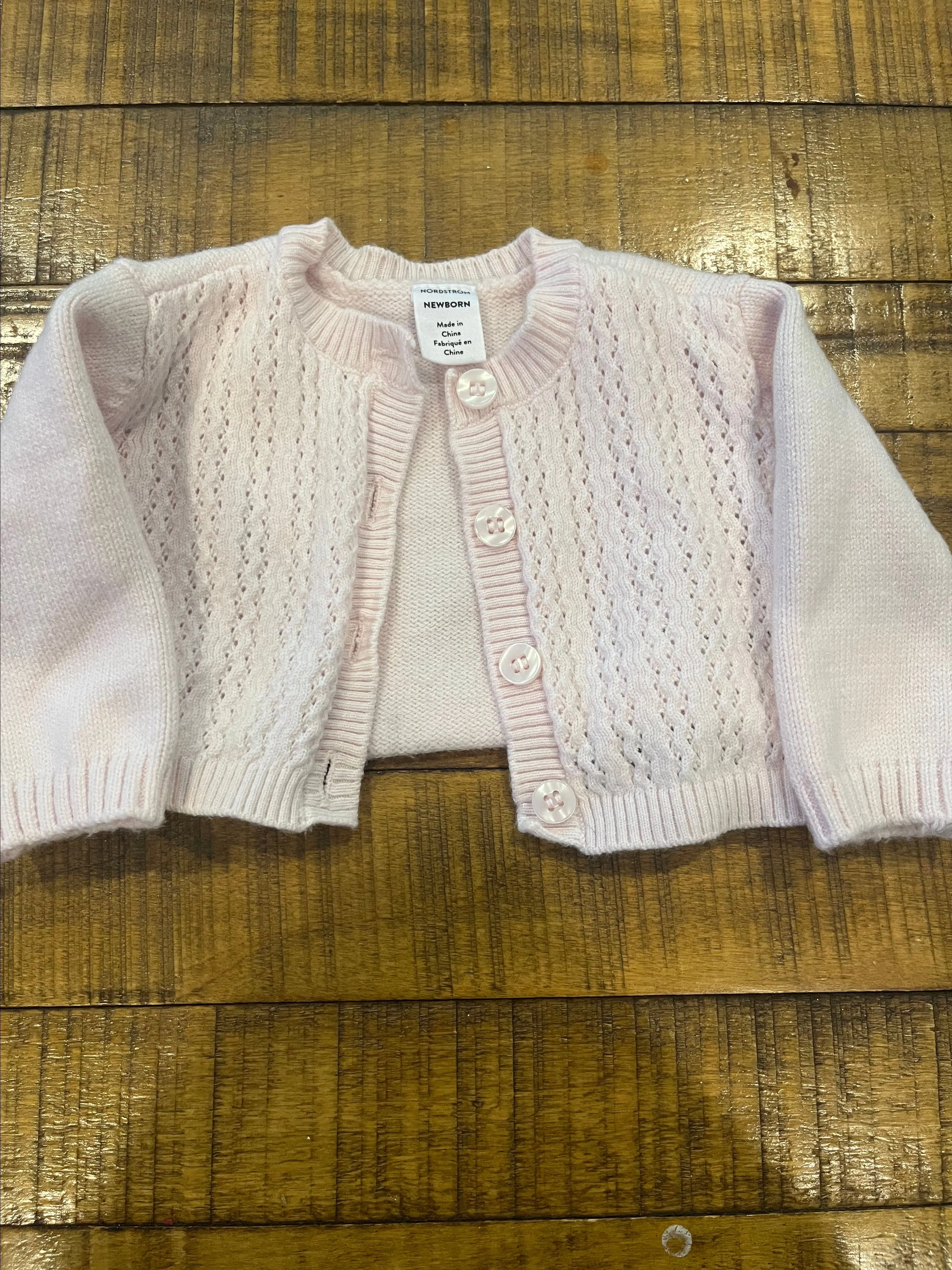 Product image for Nordstrom newborn cardigan pink