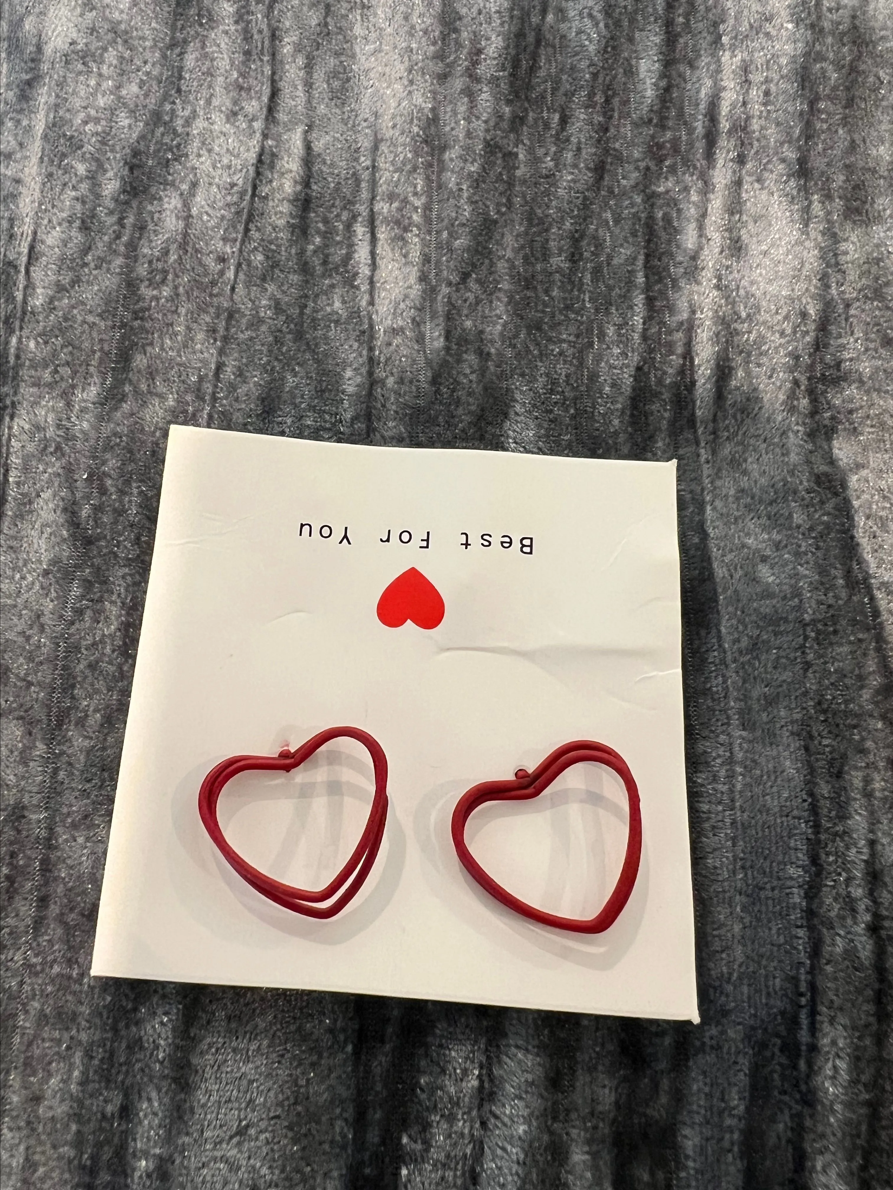 Product image for Red Heart Earrings