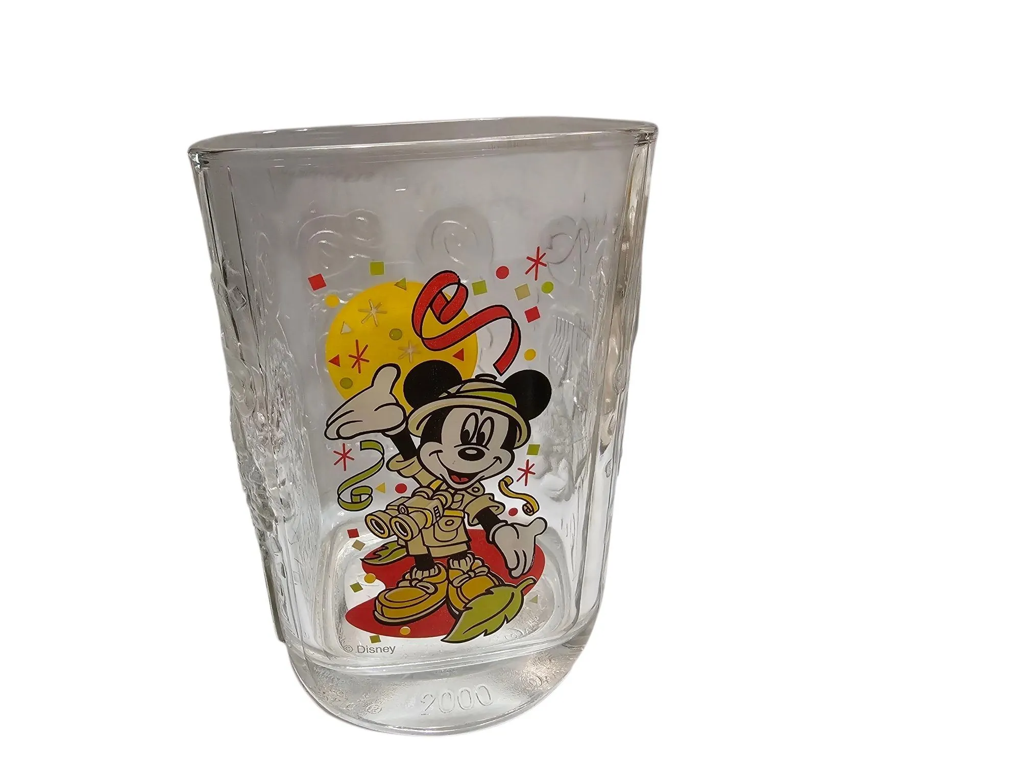 Product image for McDonald's Disney 2000 Square Glass Tumbler