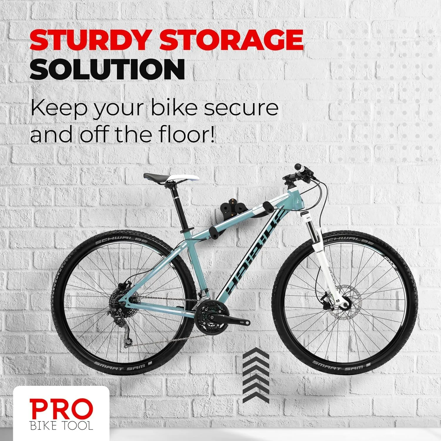 Product image for #23 PRO BIKE TOOL Bike Rack Garage Wall Mount