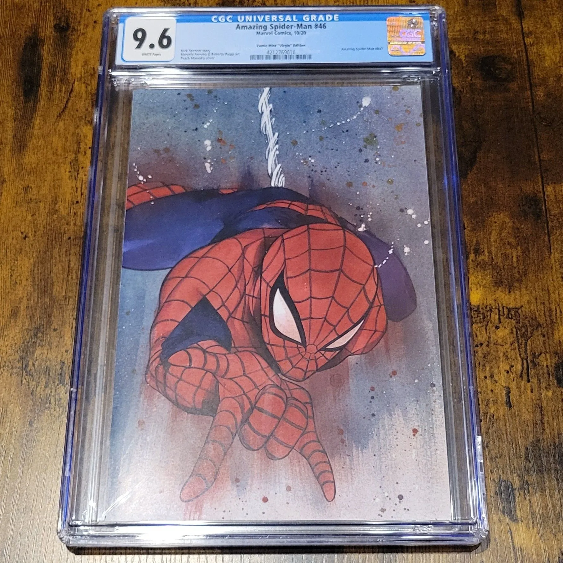 Product image for Amazing Spider-man #46 Peach Momoko Virgin Variant CGC 9.6