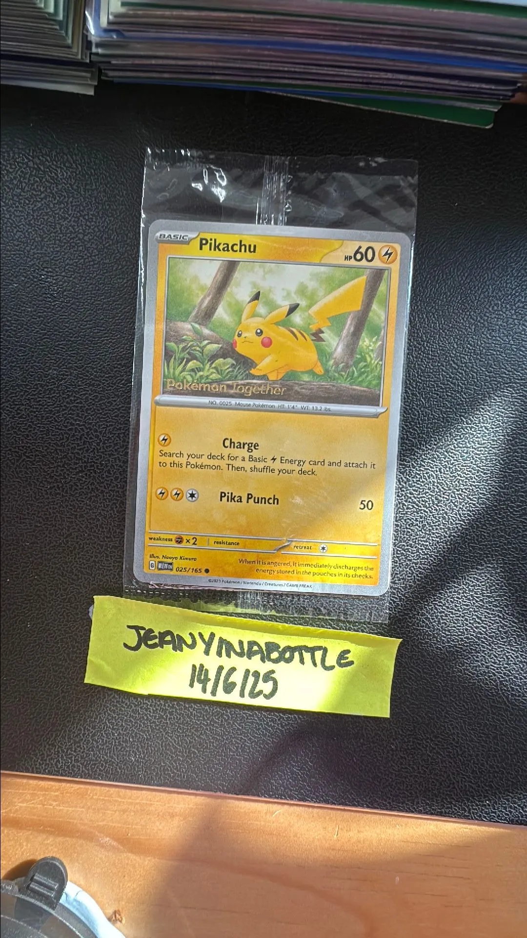 Product image for Pikachu Pokemon Together Promo
