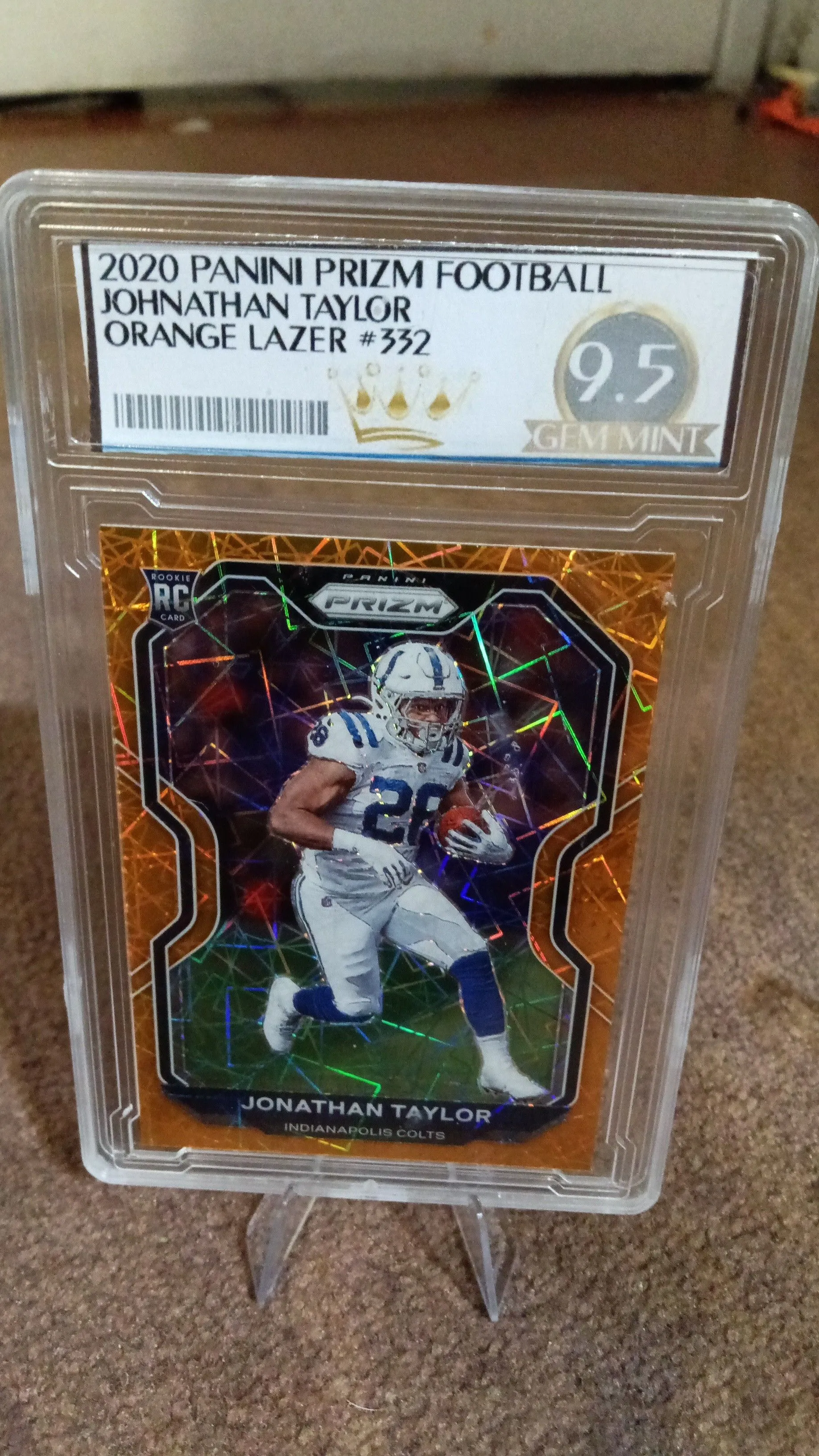 Product image for Graded Johnathan Taylor NFL Football Card 