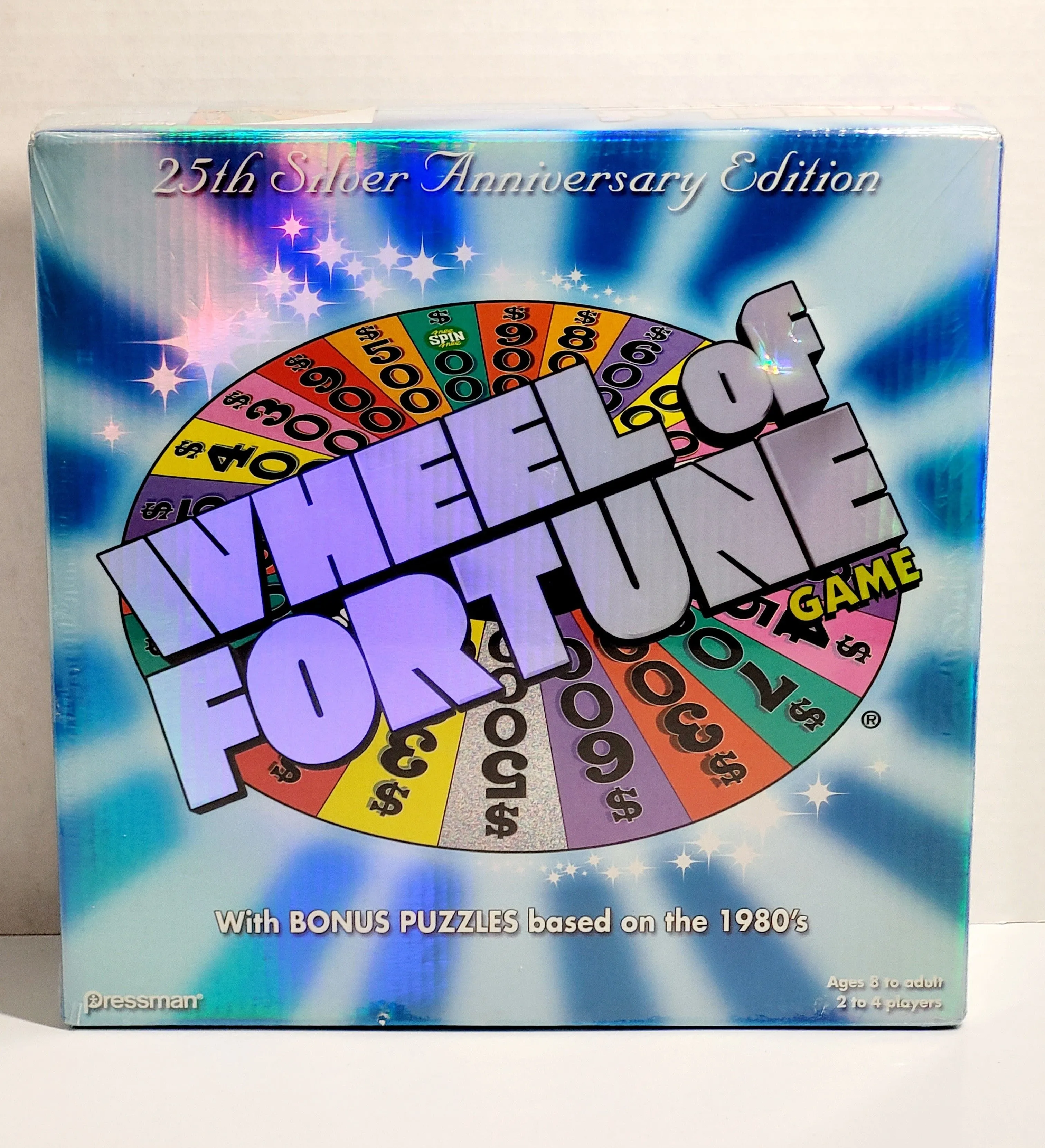Product image for Brand New Sealed 2007 Wheel of Fortune 25th Silver Anniversary Edition Pressman.
The "Wheel of Fortu