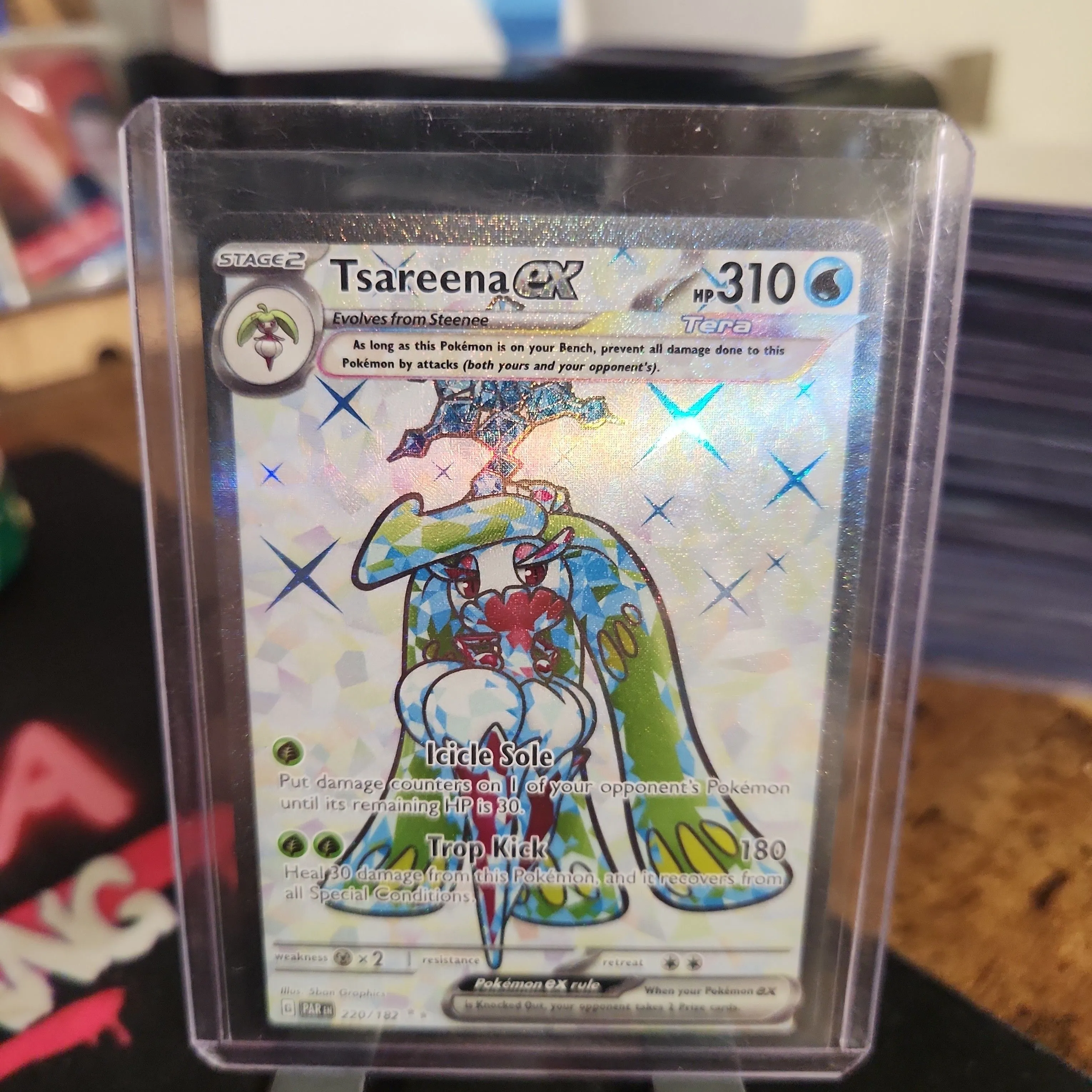 tsareena ex pokemon card value Amazon.com: Tsareena ex 046/182 - Paradox Rift