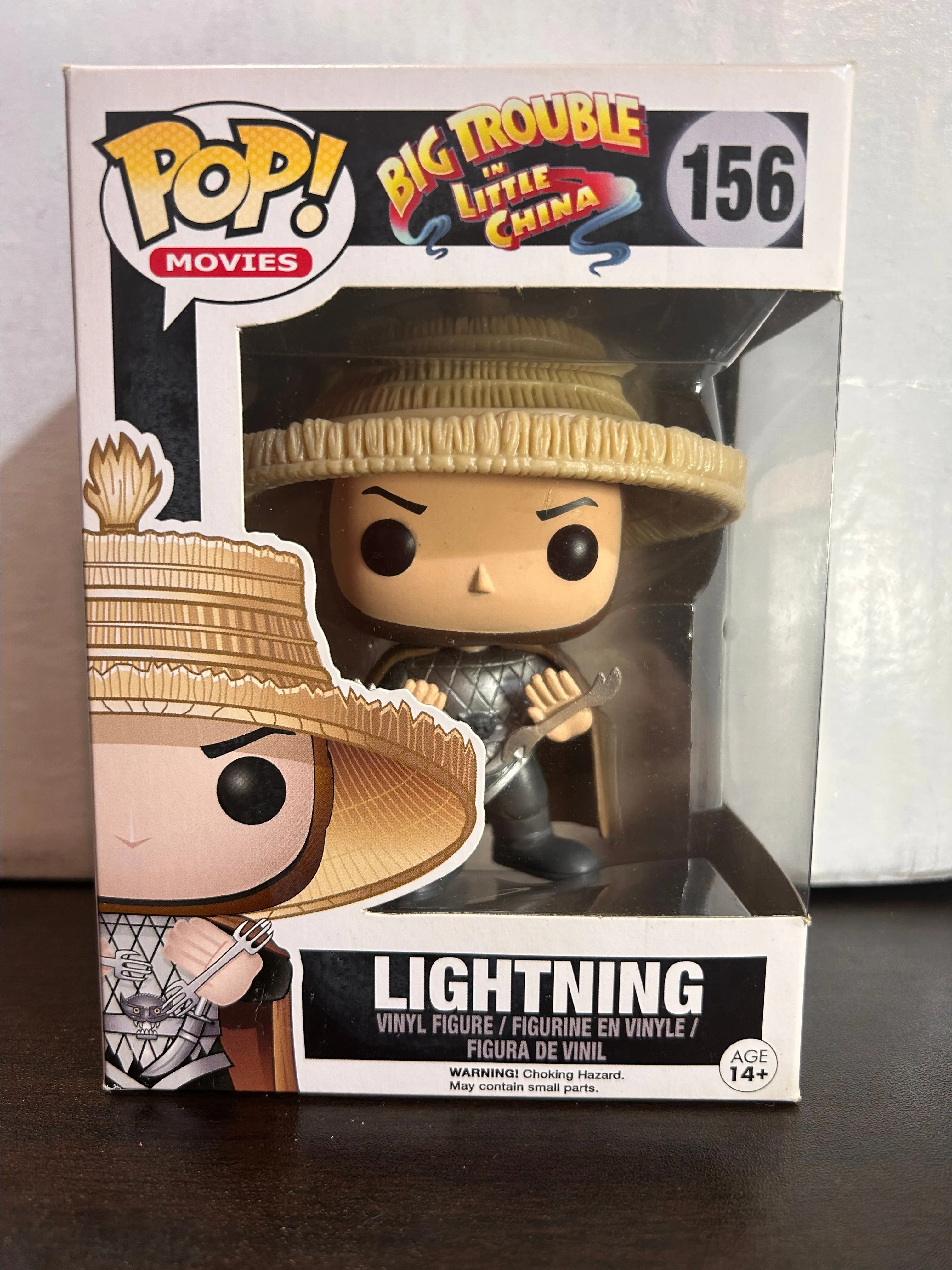 Product image for Lightning Big Trouble In Little China Movies Vaulted Funko Pop 156 W Protector