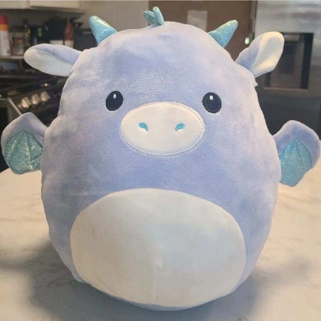 Product image for Squishmallows Kellytoy 12" Dane the Dragon Limited Edition Stuffed Plush