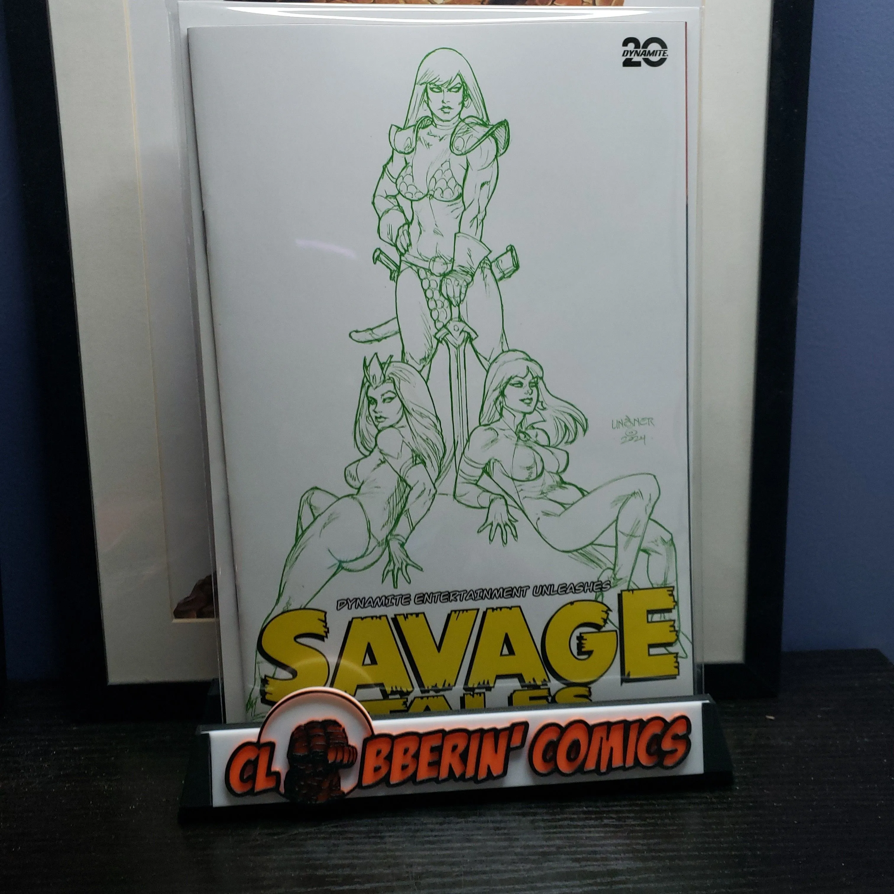 Product image for Savage Tales Winter Special #1 - 1:7 Green Line Art