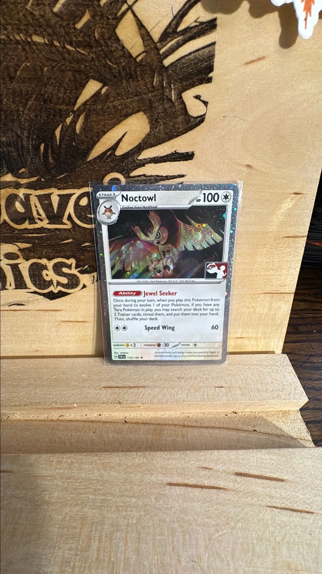 Product image for Noctowl [Prize Pack] #115 Pokemon Stellar Crown