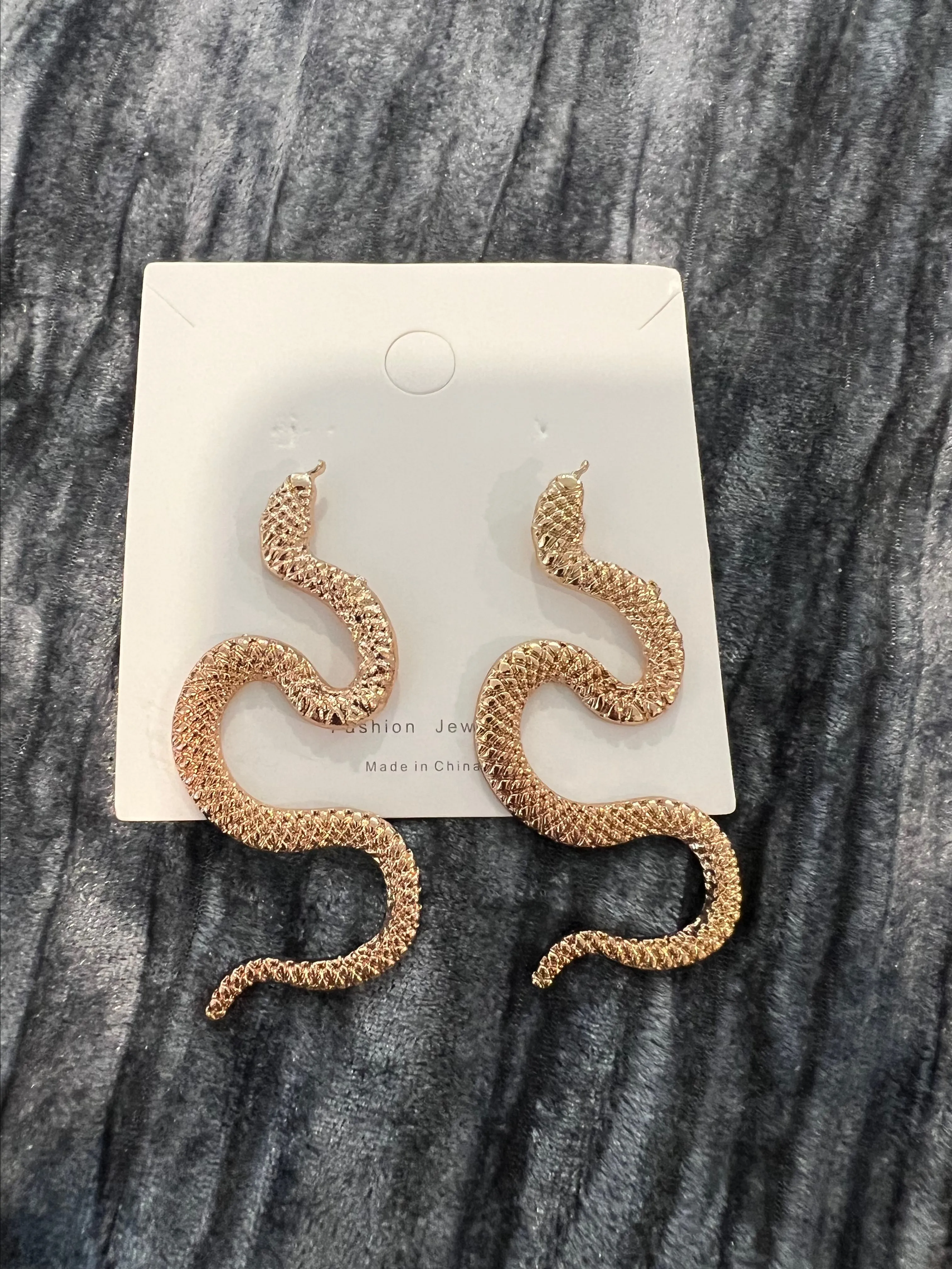 Product image for Gold Snake Earrings