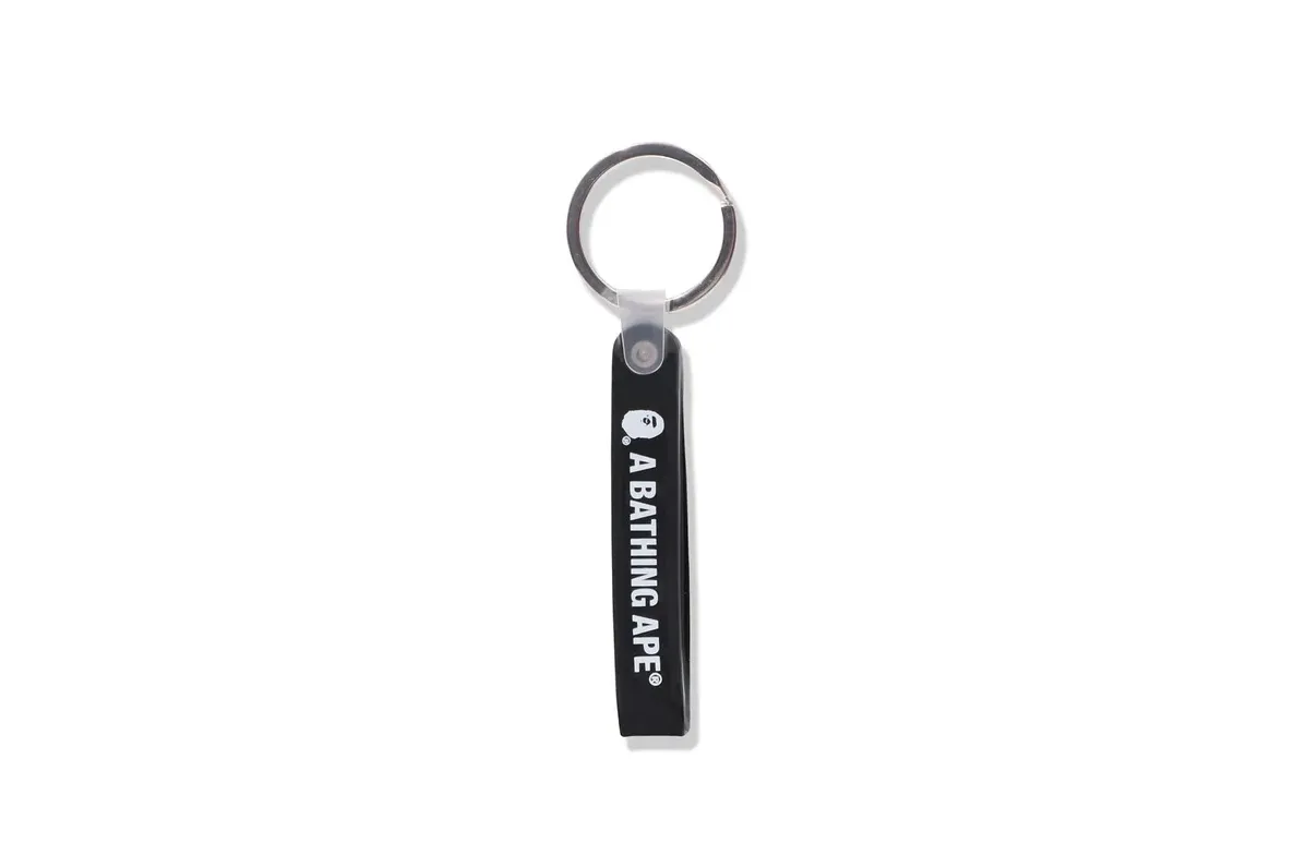 Product image for FSA03: Accessory - Bape Rubber Loop Keychain Black