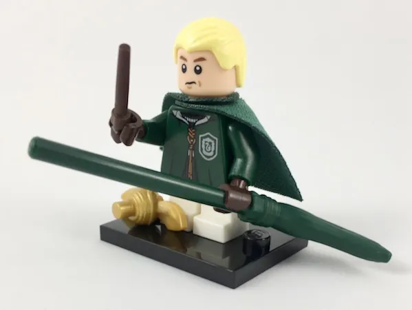 Product image for LEGO, CMF, Draco Malfoy, Harry Potter, Series 1 (Complete Set with Stand and Accessories)