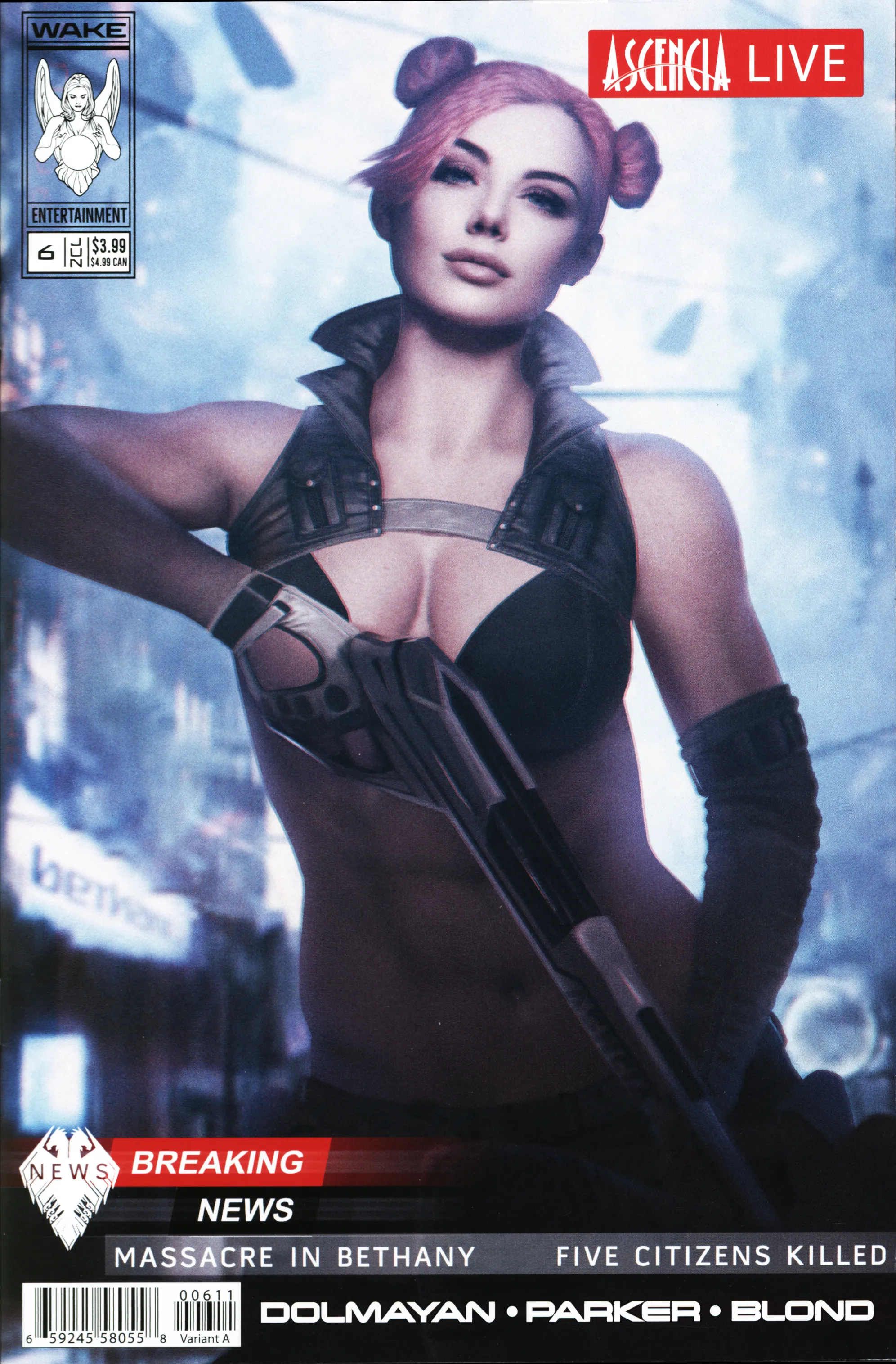 Product image for Ascencia #6 Cover A (John Dolmayan Writer) (Shikarii Cover)