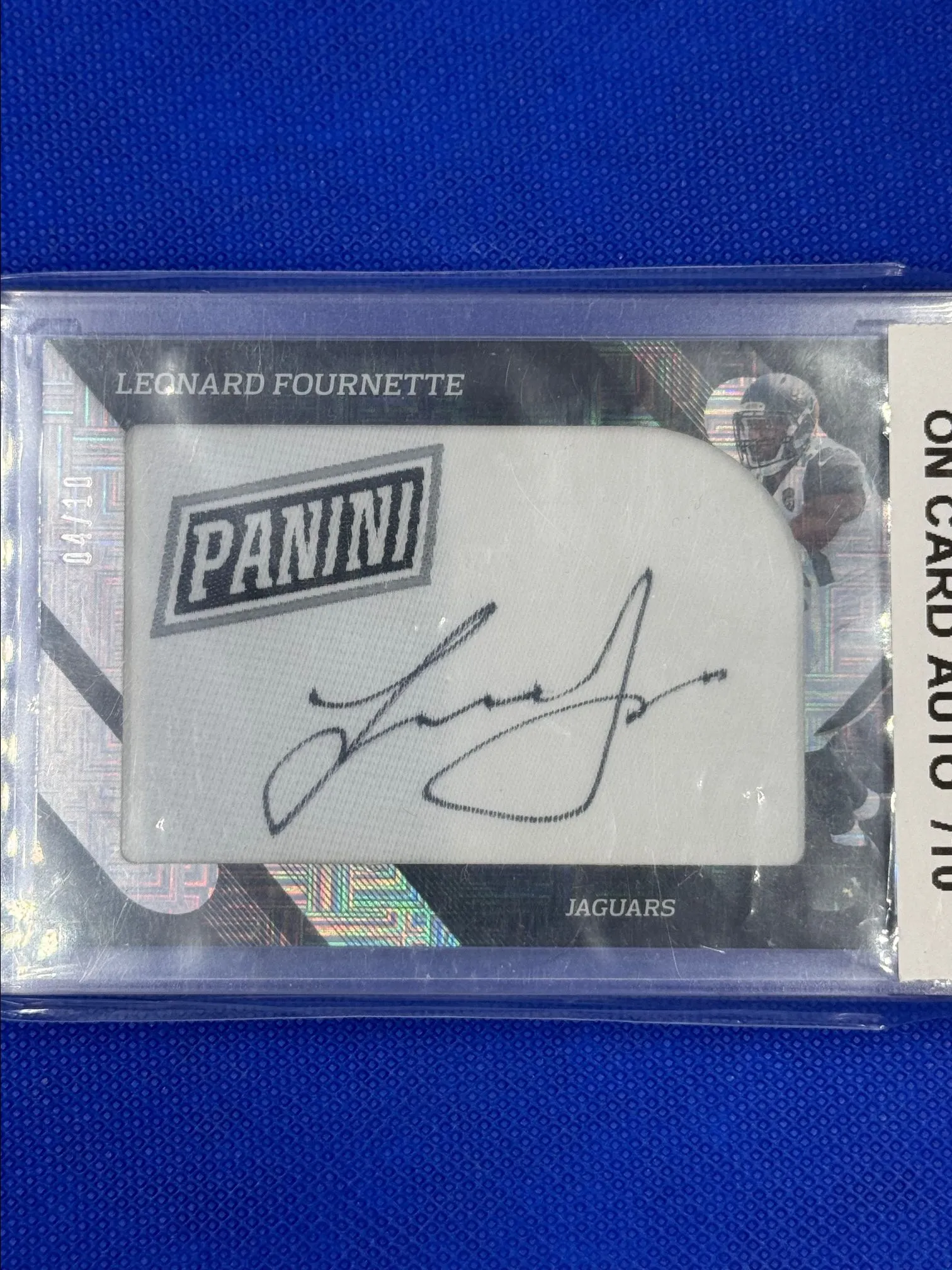 Product image for 2018 Panini The National Leonard Fournette Auto /10