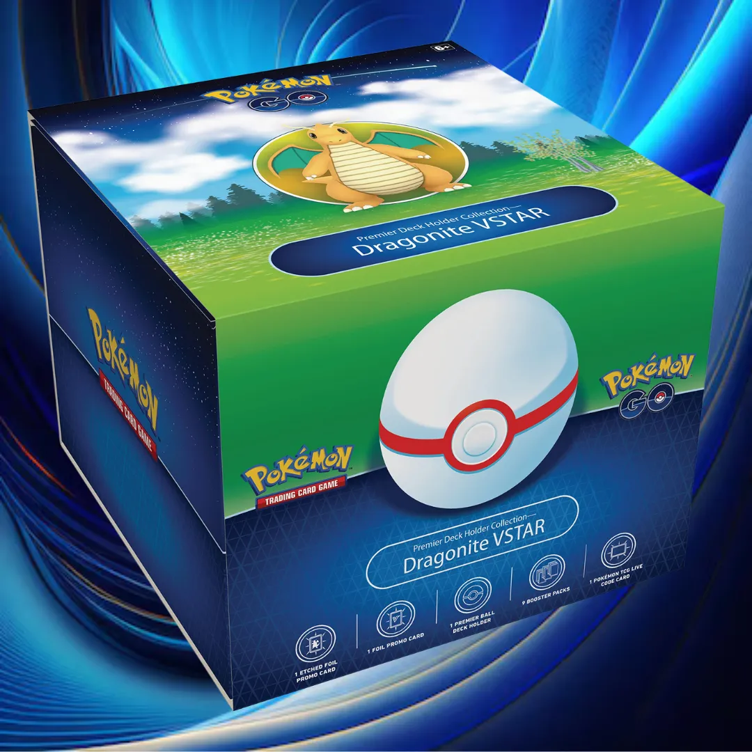 Product image for 1. Dragonite Vstar Pokemon Go Premier Box