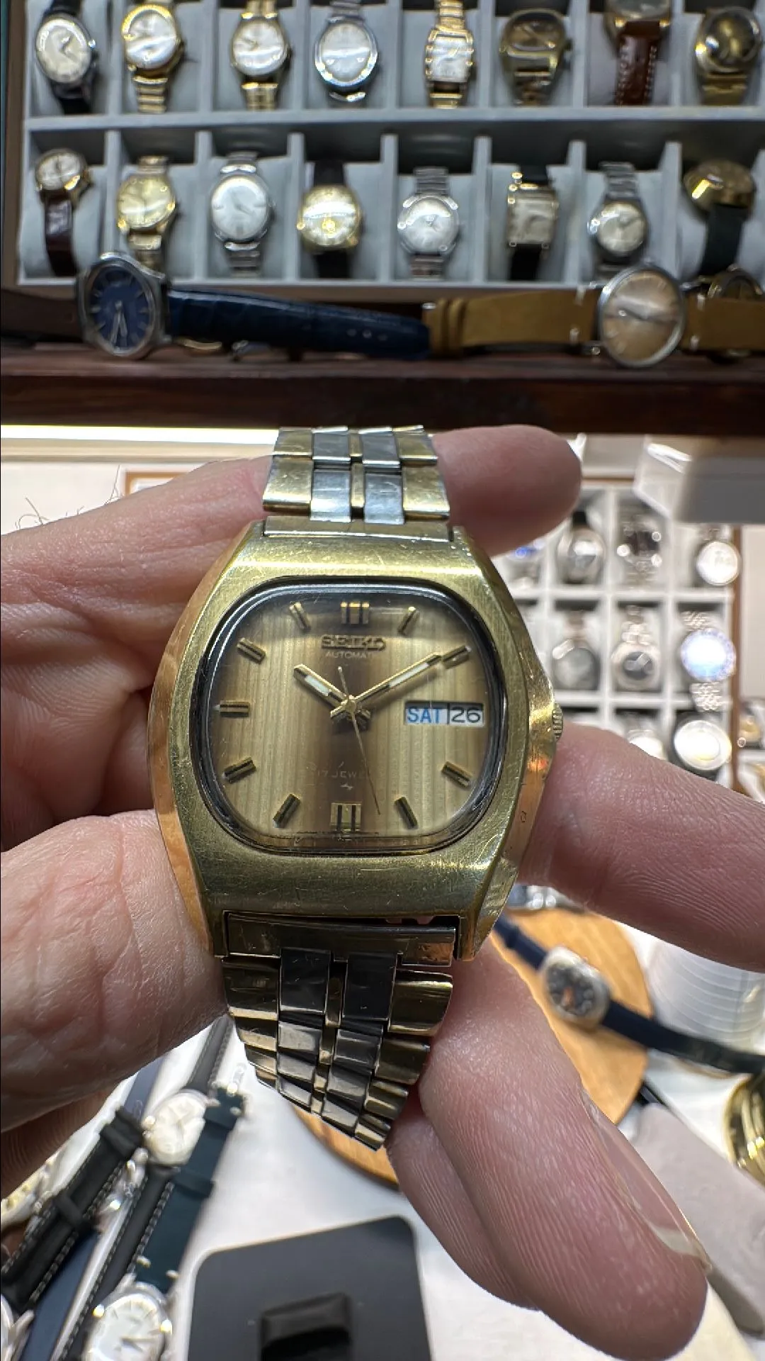 Product image for Likely 1978 Seiko TV dial men's automatic watch
