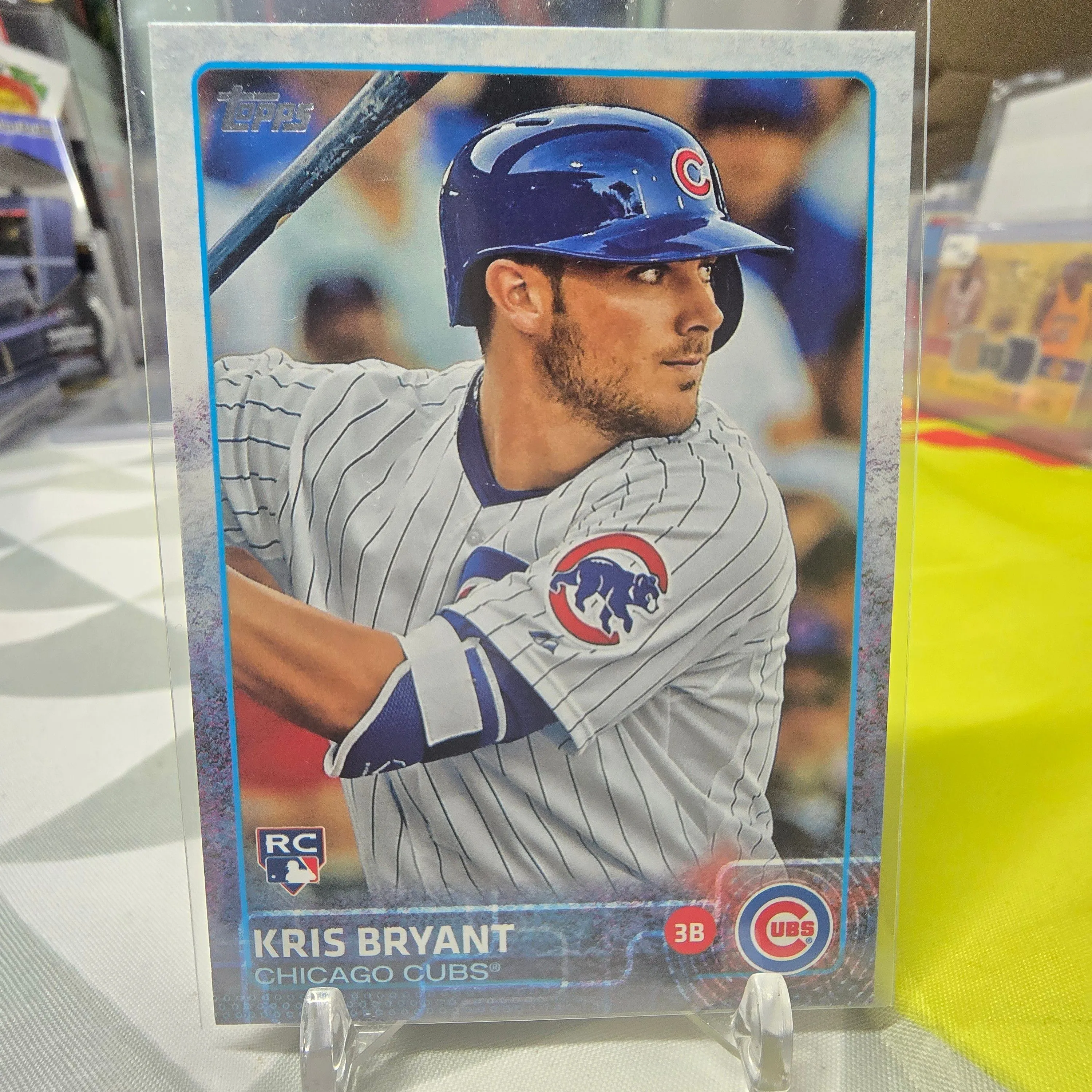 Product image for Kris Bryant 2015 Topps #616 Blue Rookie Chicago Cubs RC