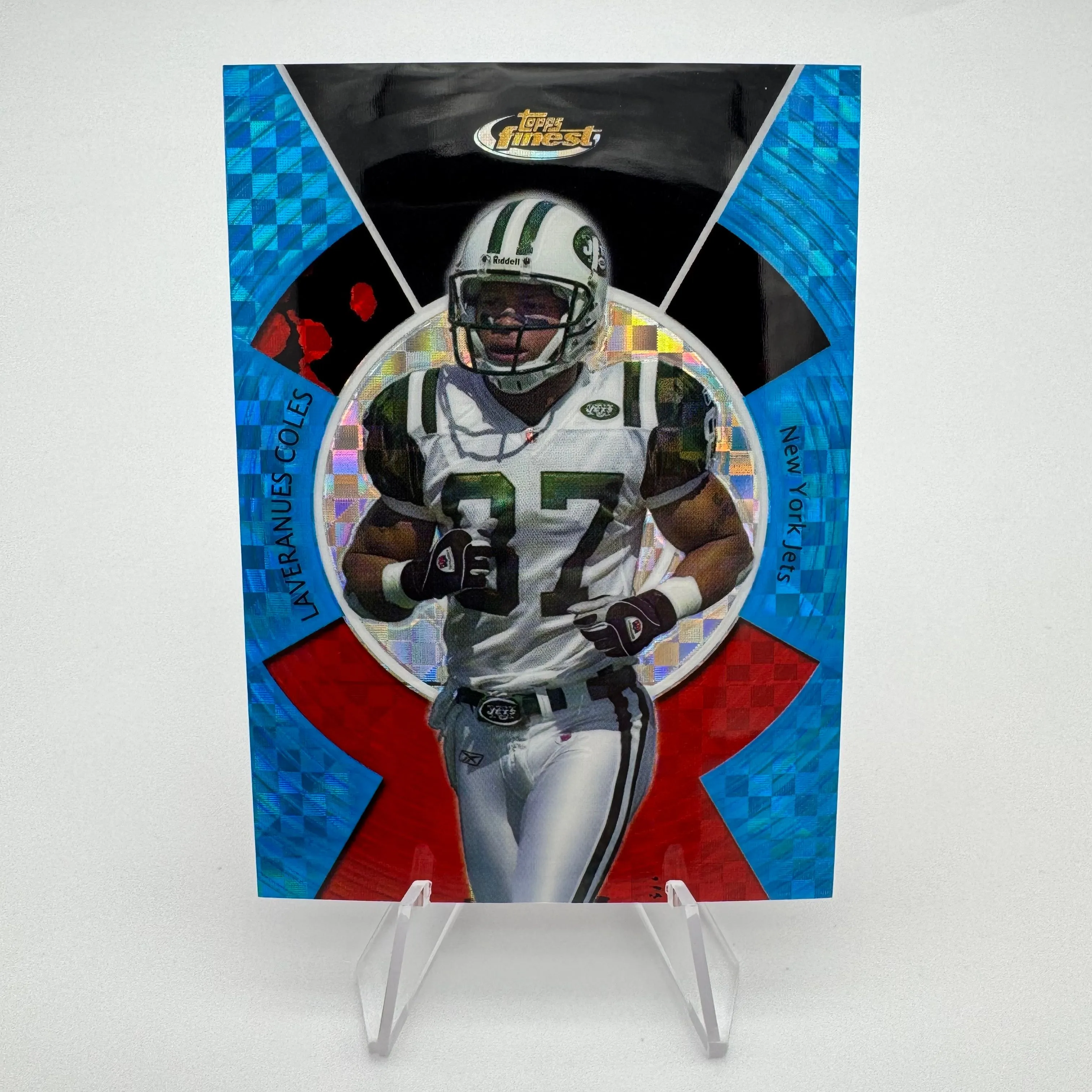 Product image for Laveranues Coles 2005 Topps Finest Blue X-Fractor /150