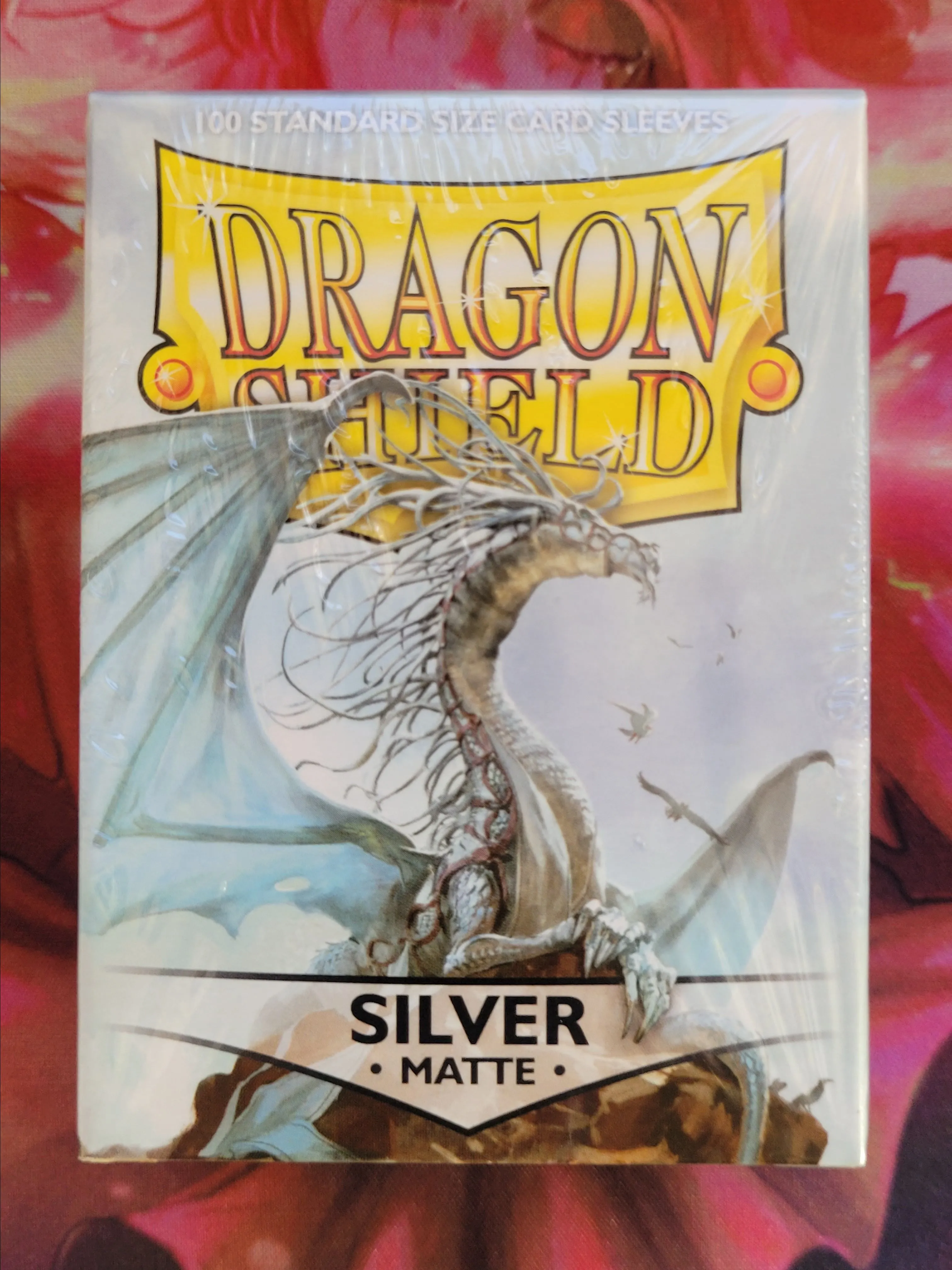 Product image for Sleeves Standard (/deck protector) Dragon Shield "Matte - Silver"