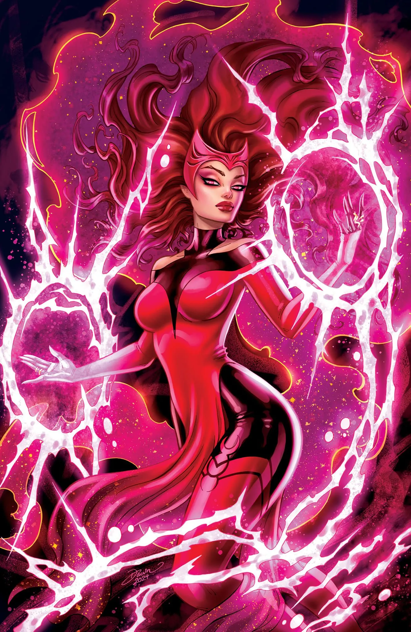 Product image for Scarlet Witch #1 (Dawn McTeigue Exclusive Virgin Variant) Comic Book ~ Marvel