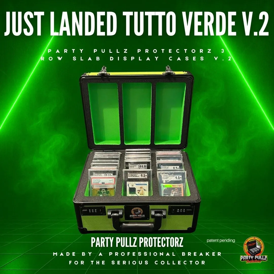Product image for Party Pullz Protectorz 3 Row V.2 Slab Case "Tutto Verde V.2"