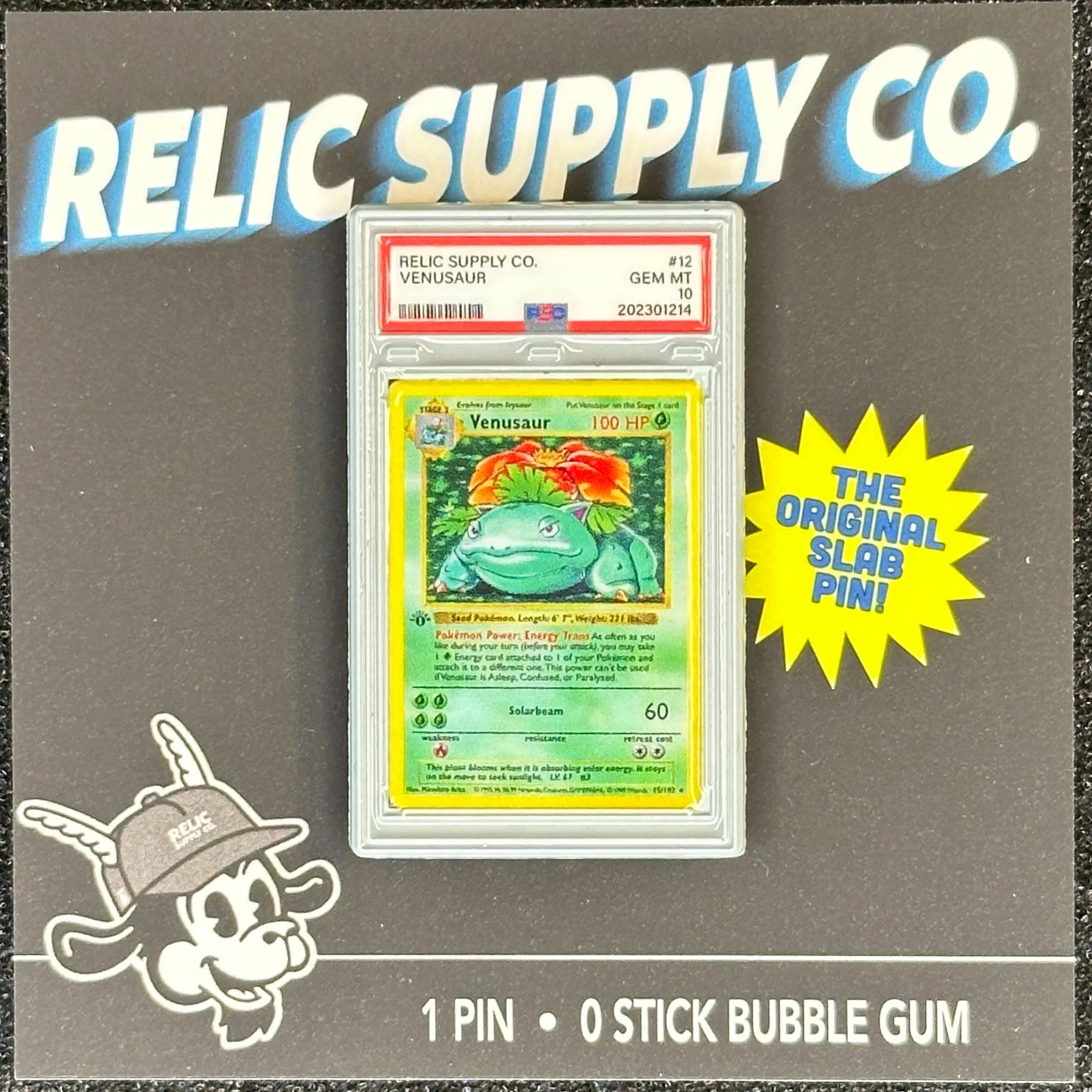 1999 Venusaur Base Set First Edition Shadowless Graded 10 Enamel Pin   Whatnot: Shop, Sell, Connect