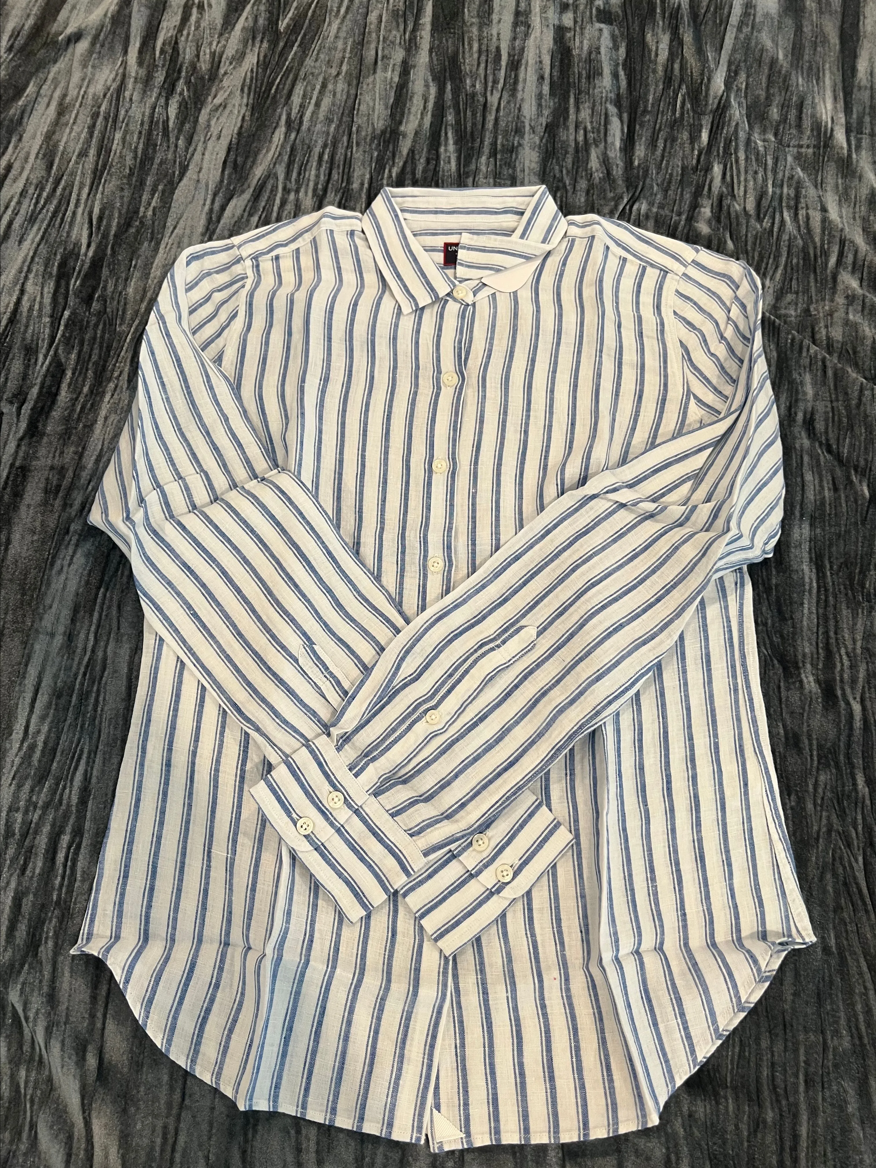 Product image for Blue and White Striped Shirt