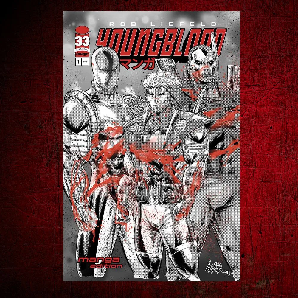 Product image for Youngblood #1 BLOODY MANGA EDITION (SIGNED)