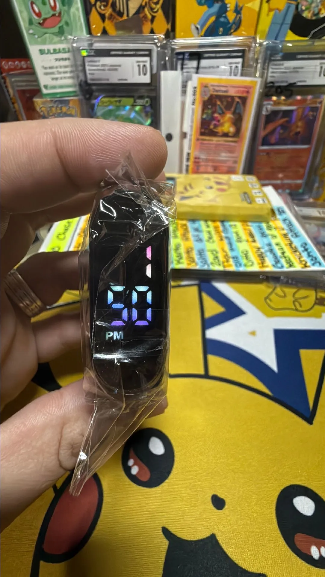 Product image for Black Digital Pikachu watch