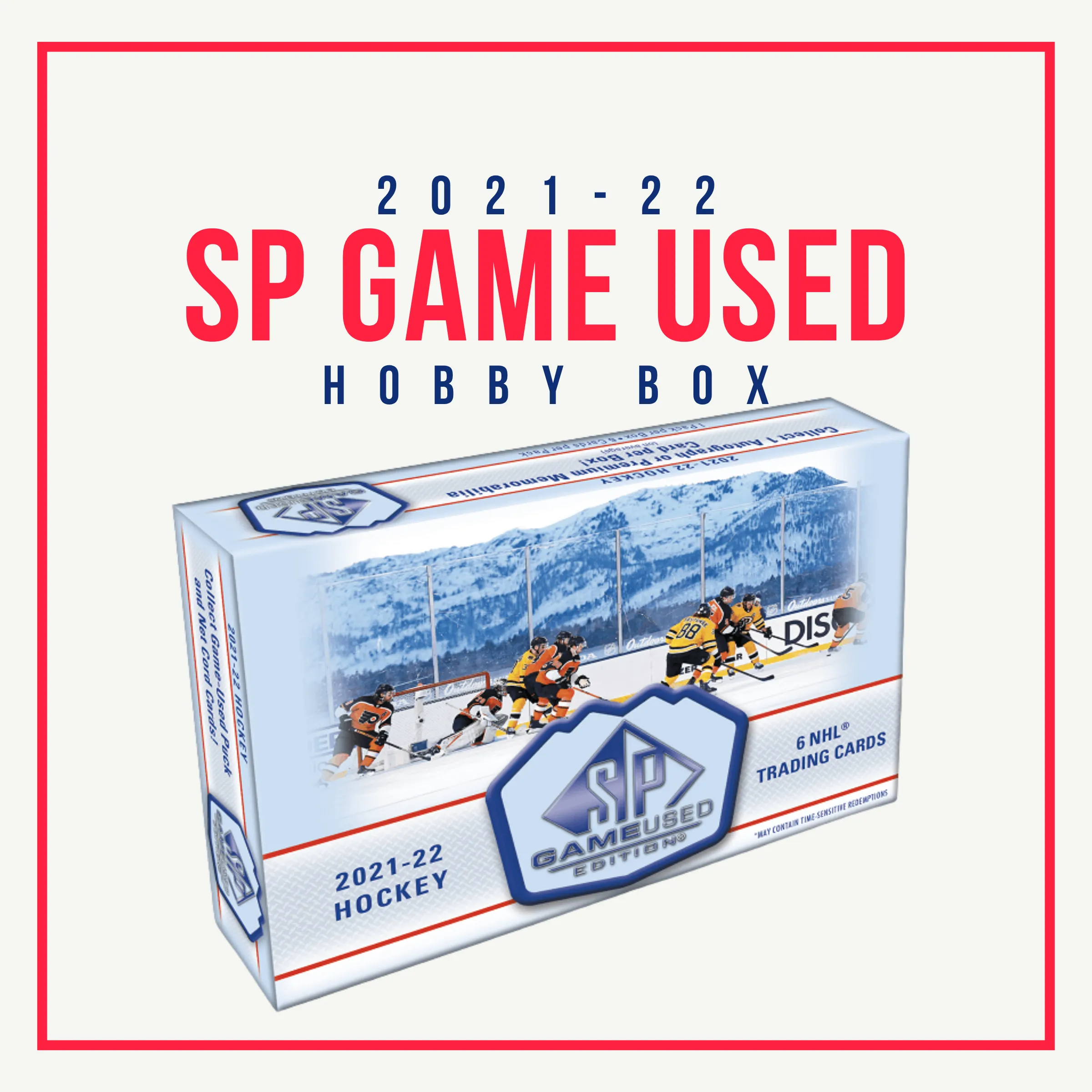 Product image for 2021-22 SP Game Used Hobby Box