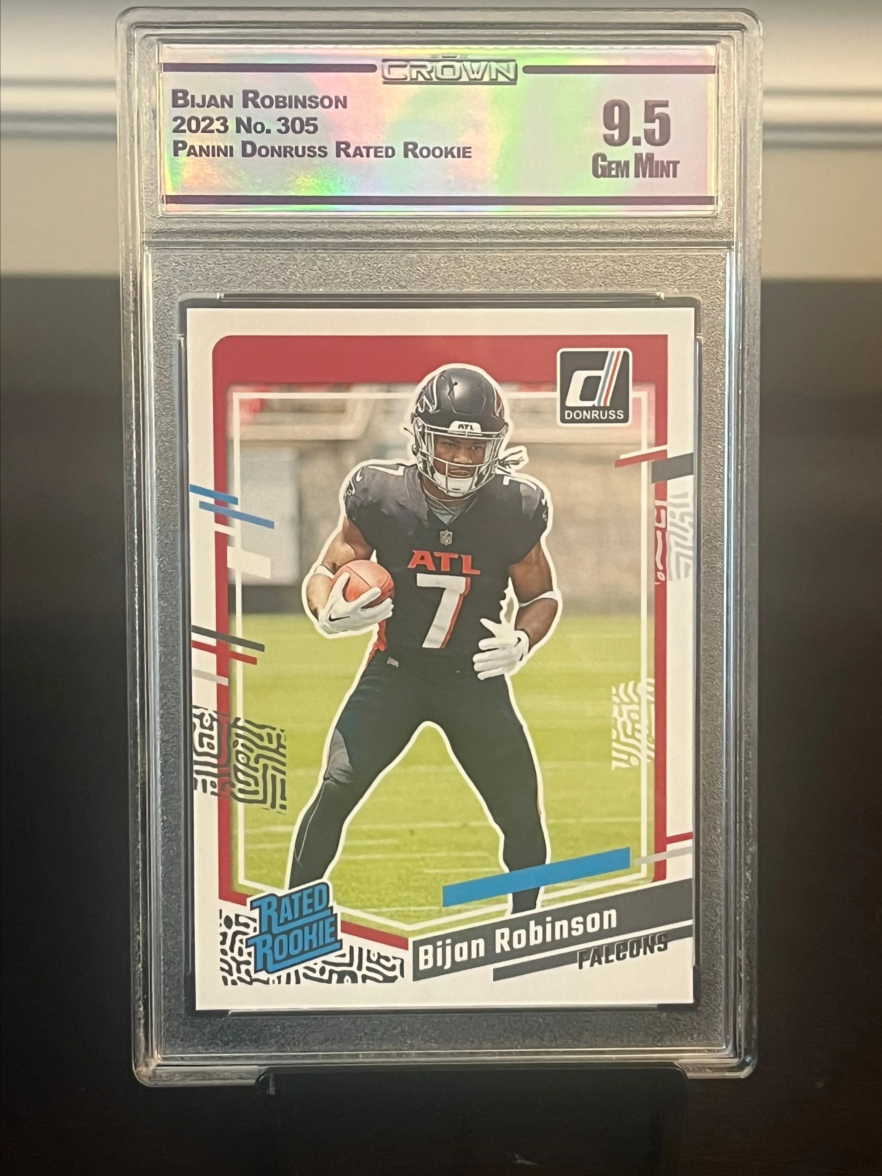Product image for 2023 Bijan Robinson Rated Rookie - Gem Mint 9.5