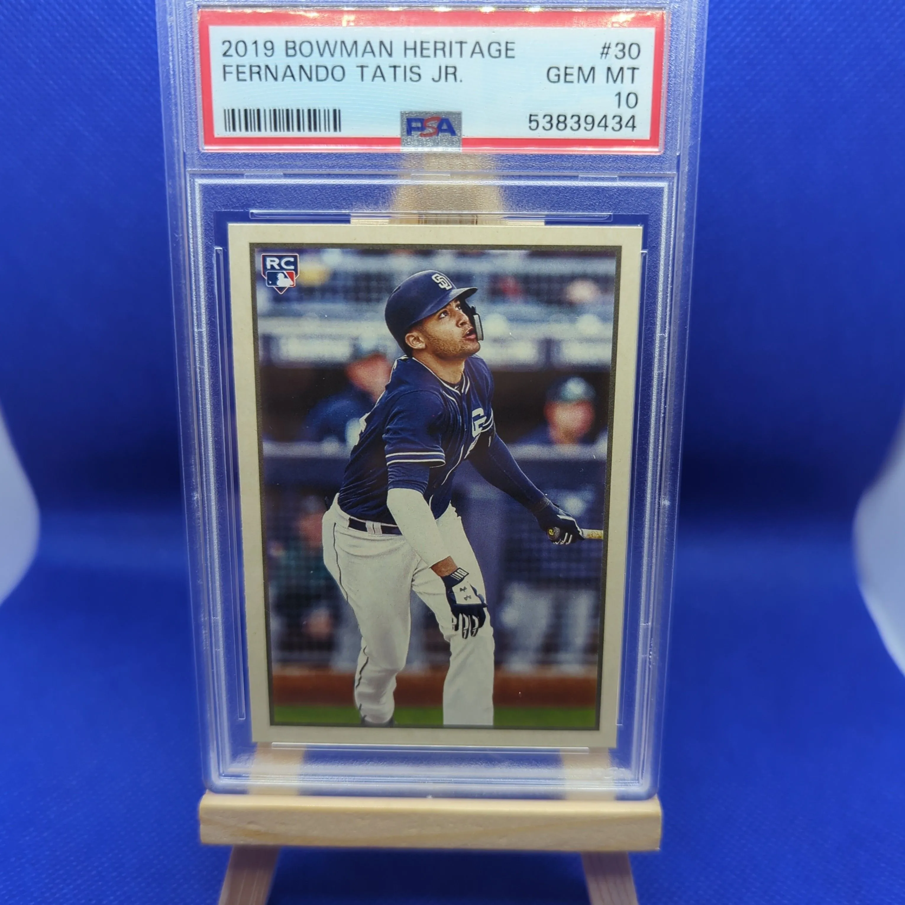 Product image for 2019 Bowman Heritage Fernando Tatis Jr. 30  PSA GEM MT 10