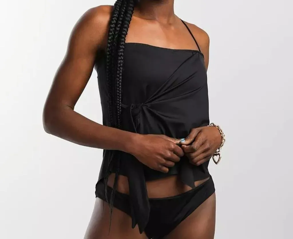 Product image for Becca Color Code Front Tie Tankini Size 1X Excellent