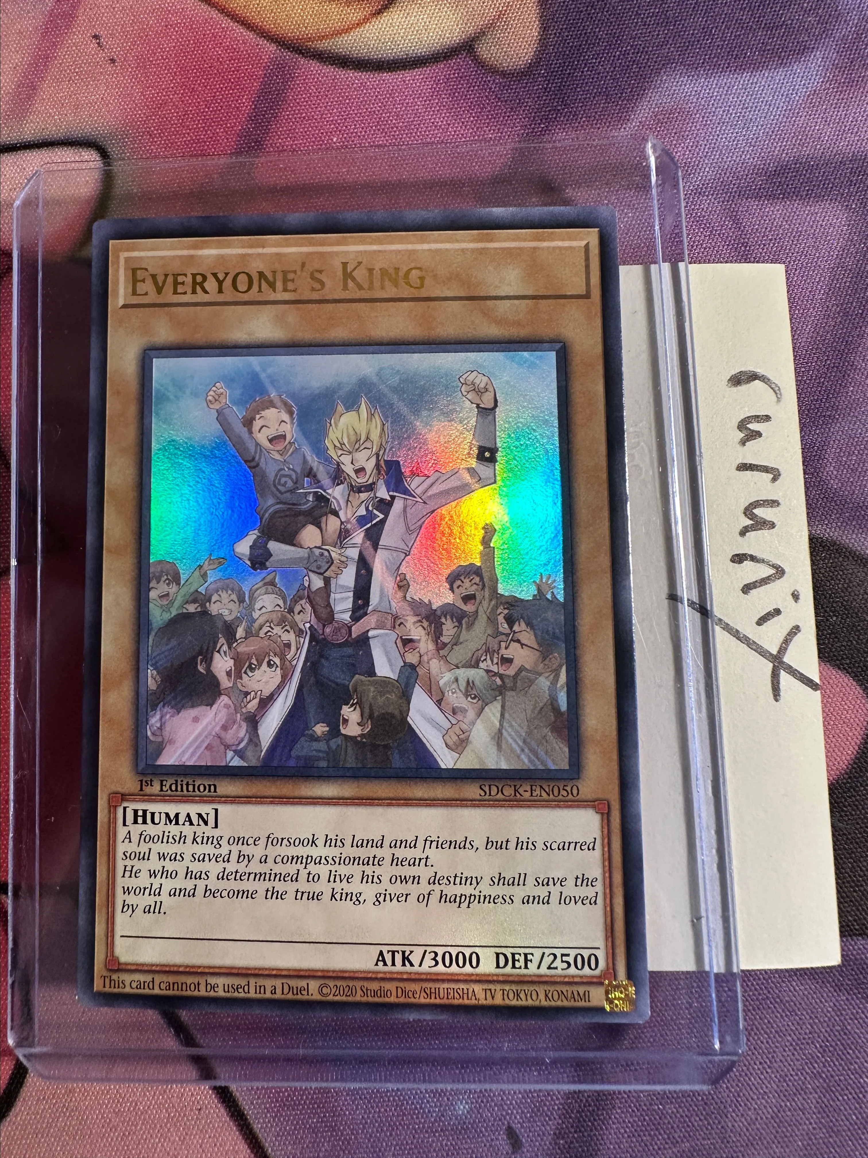 everyone's king yugioh card Amazon.com: Everyone's King - SDCK-EN050 - Ultra Rare main image 0