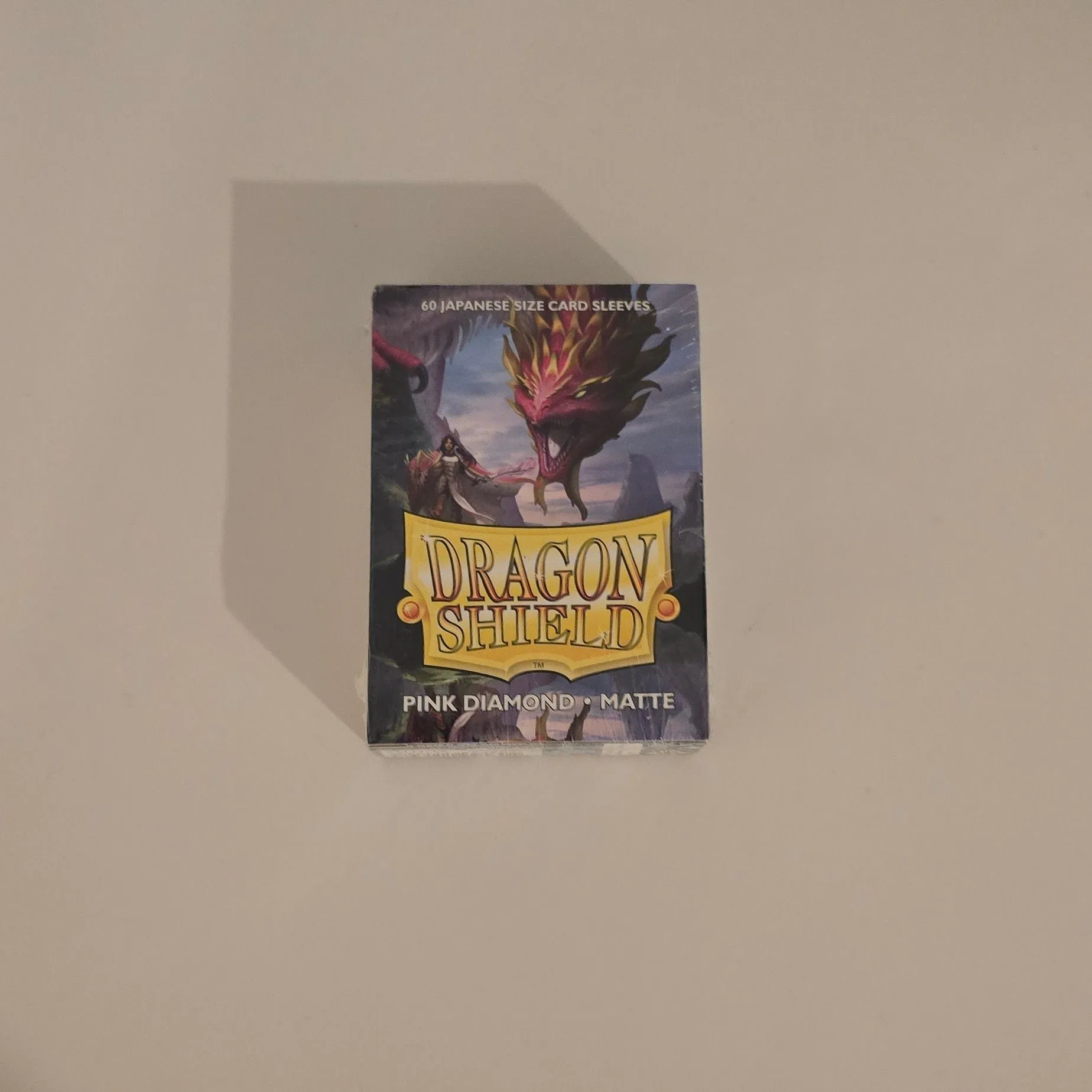 Product image for Dragon Shield Matte Japanese 60 count sleeves pink diamond