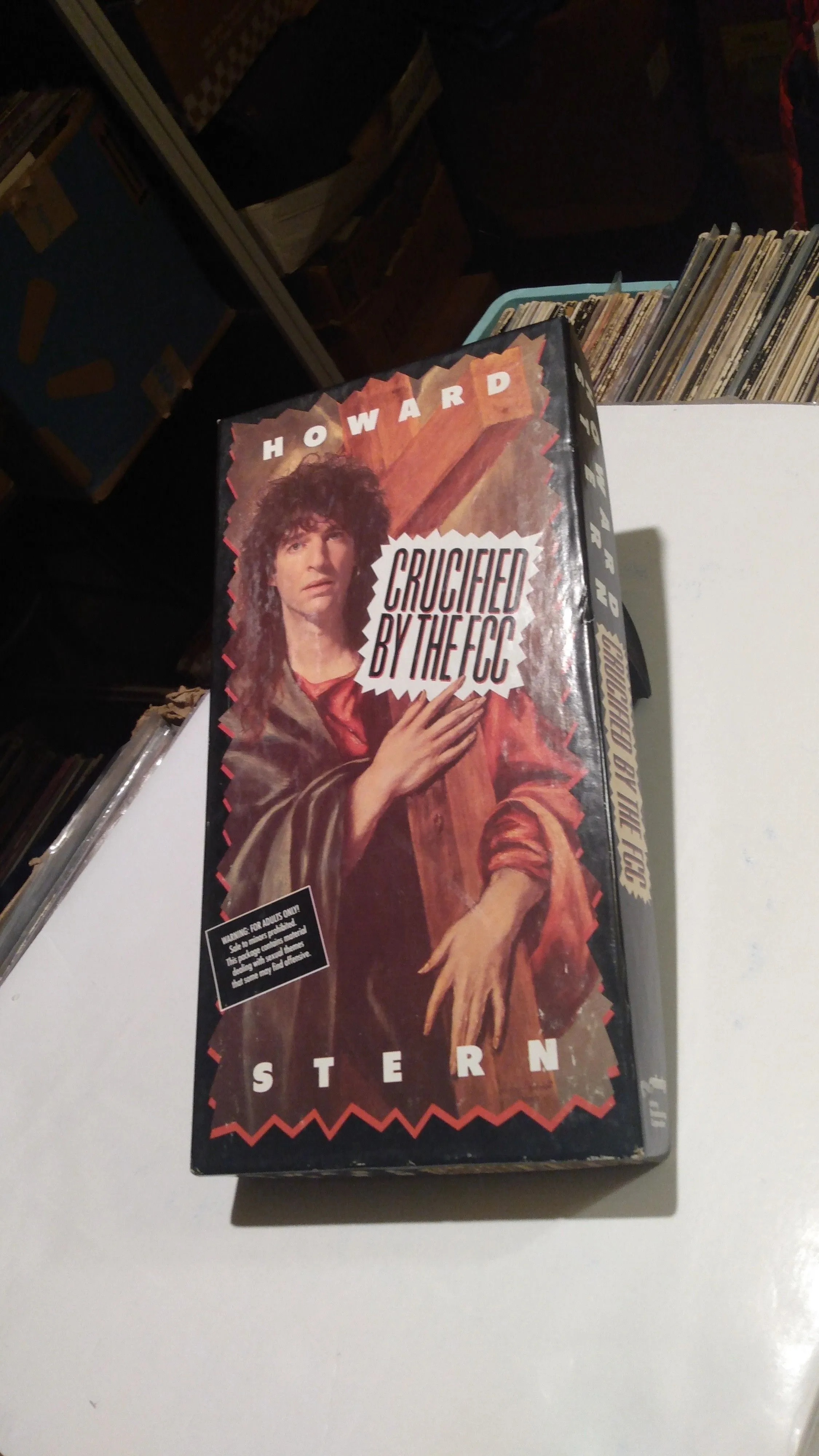 Product image for Howard Stern, 2 disc w/ book Rare '91 Crucified by the FCC Box set , see pics 