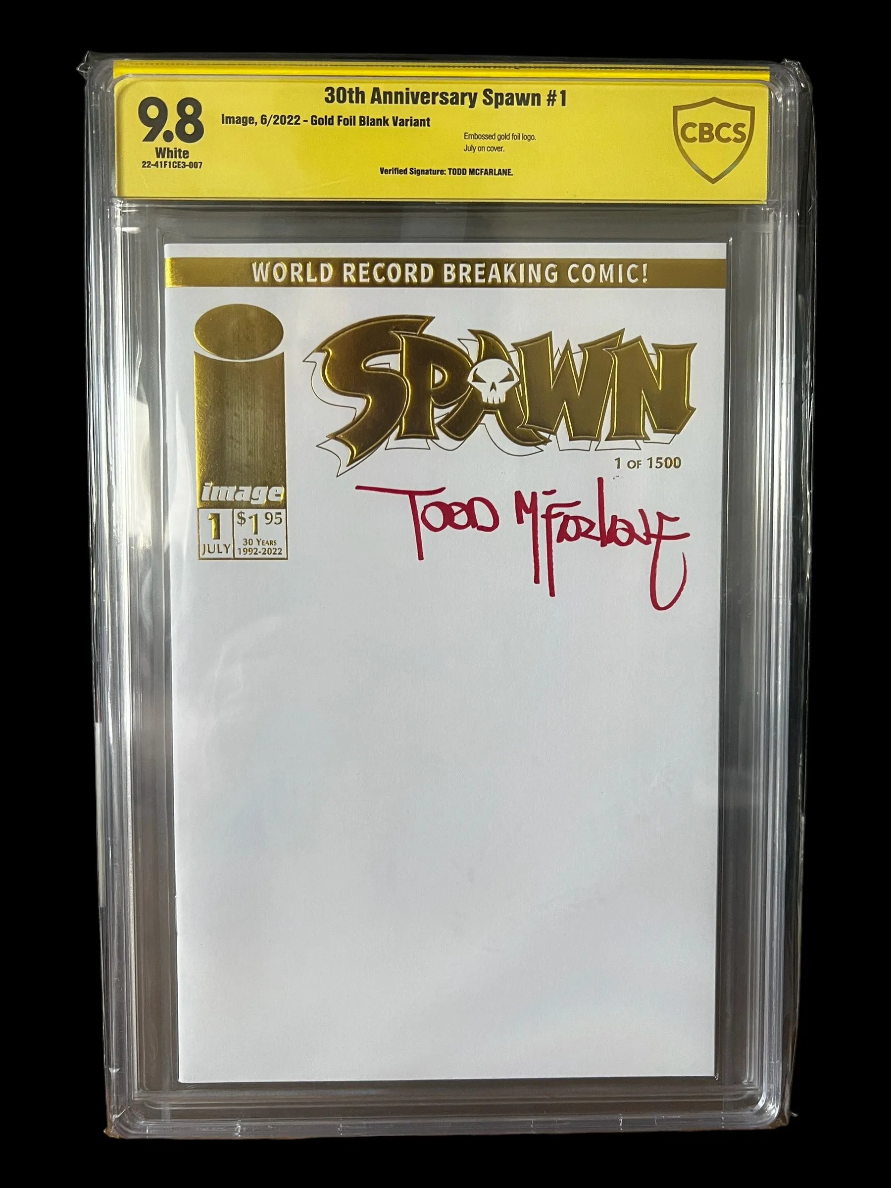 Product image for Spawn #1 CBCS 9.8
