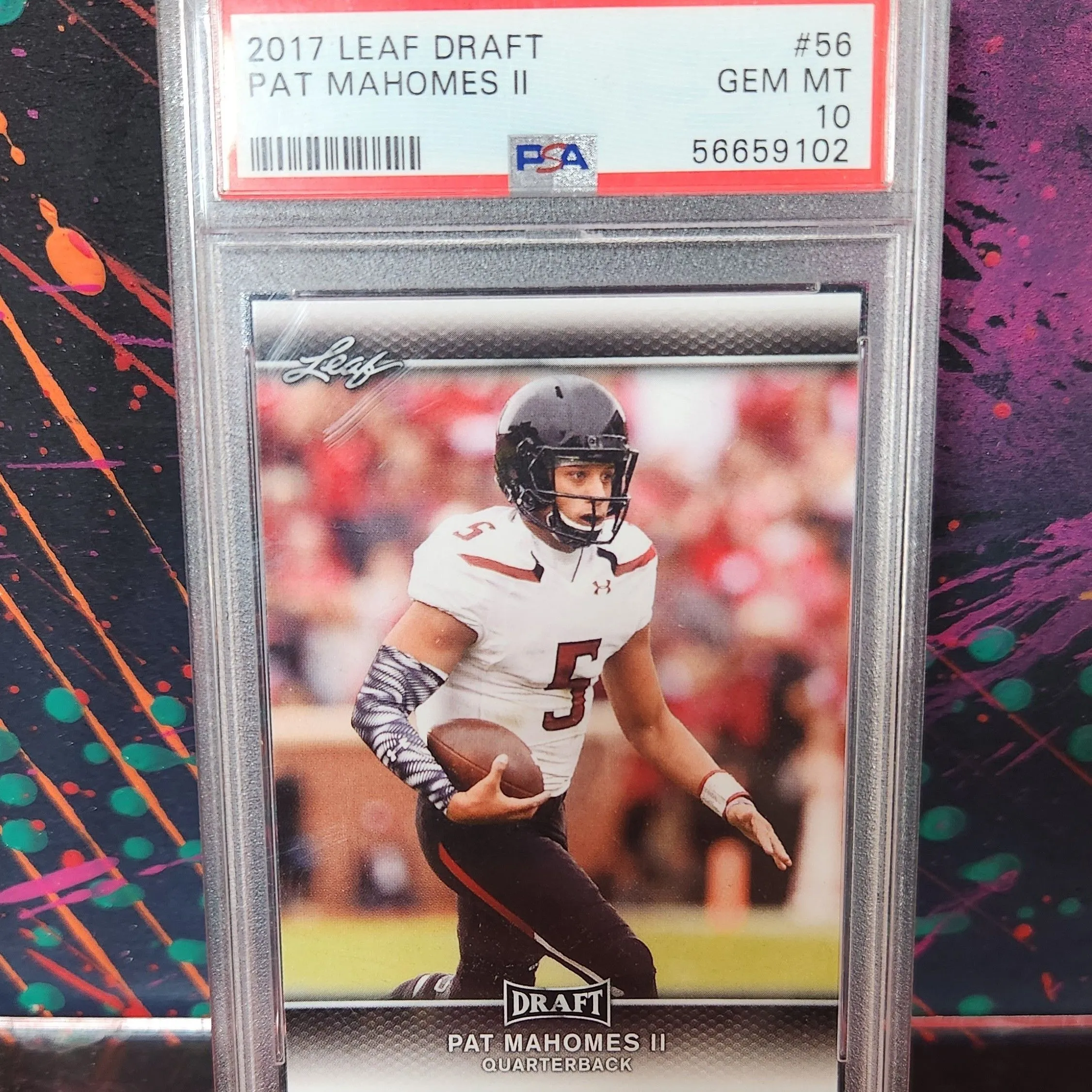 Product image for Patrick Mahomes RC PSA 10